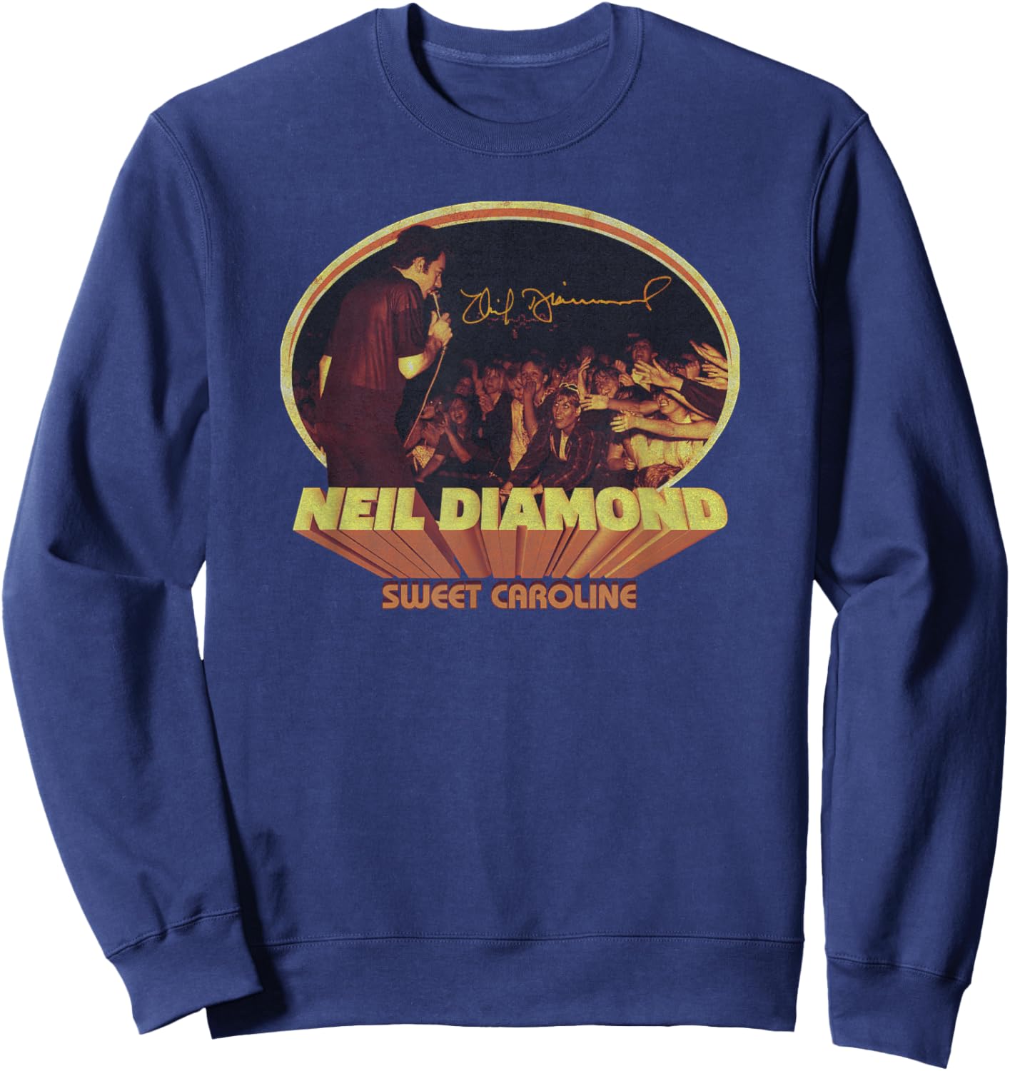 Official Neil Diamond Crowd Singing Sweatshirt - Sweatshirt | Navy
