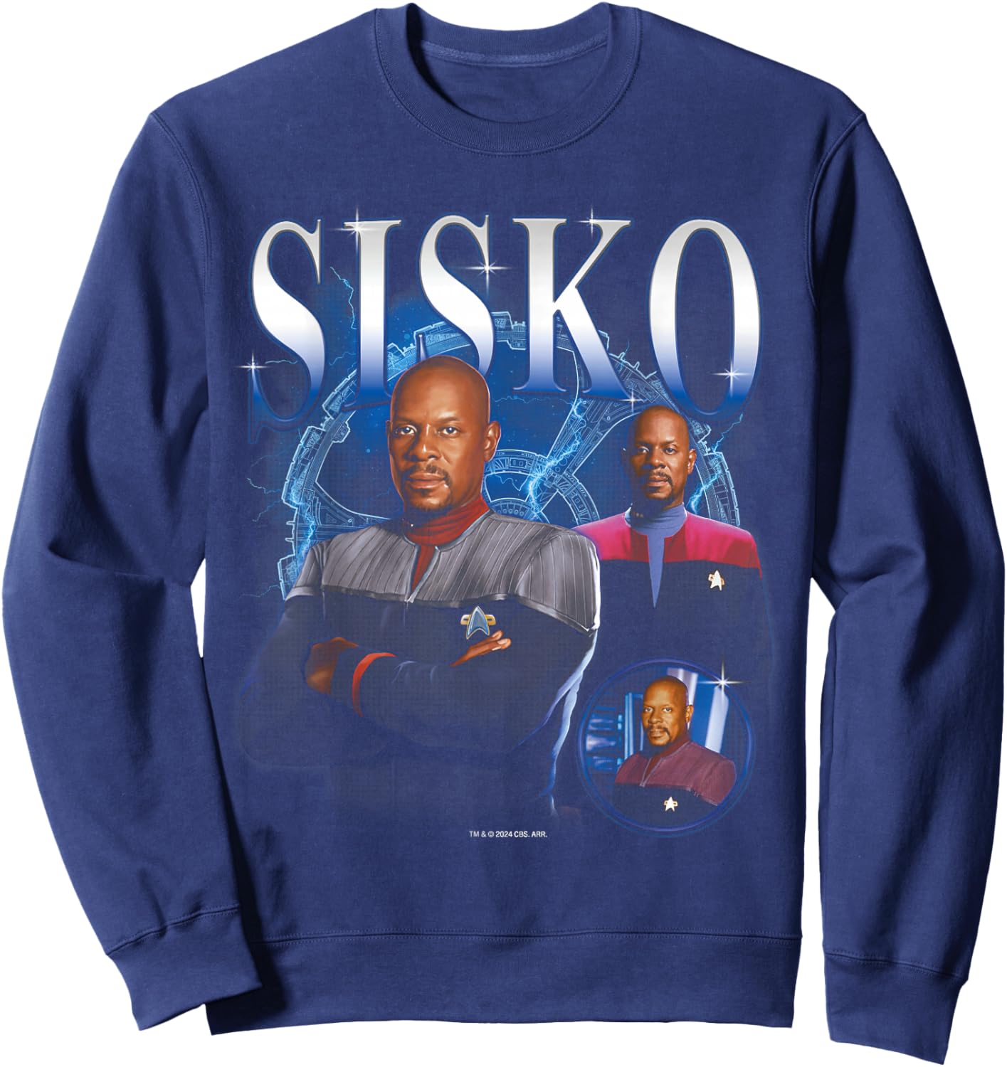 Star Trek: Deep Space Nine Sisko Heartthrob Sweatshirt - Sweatshirt | Navy
