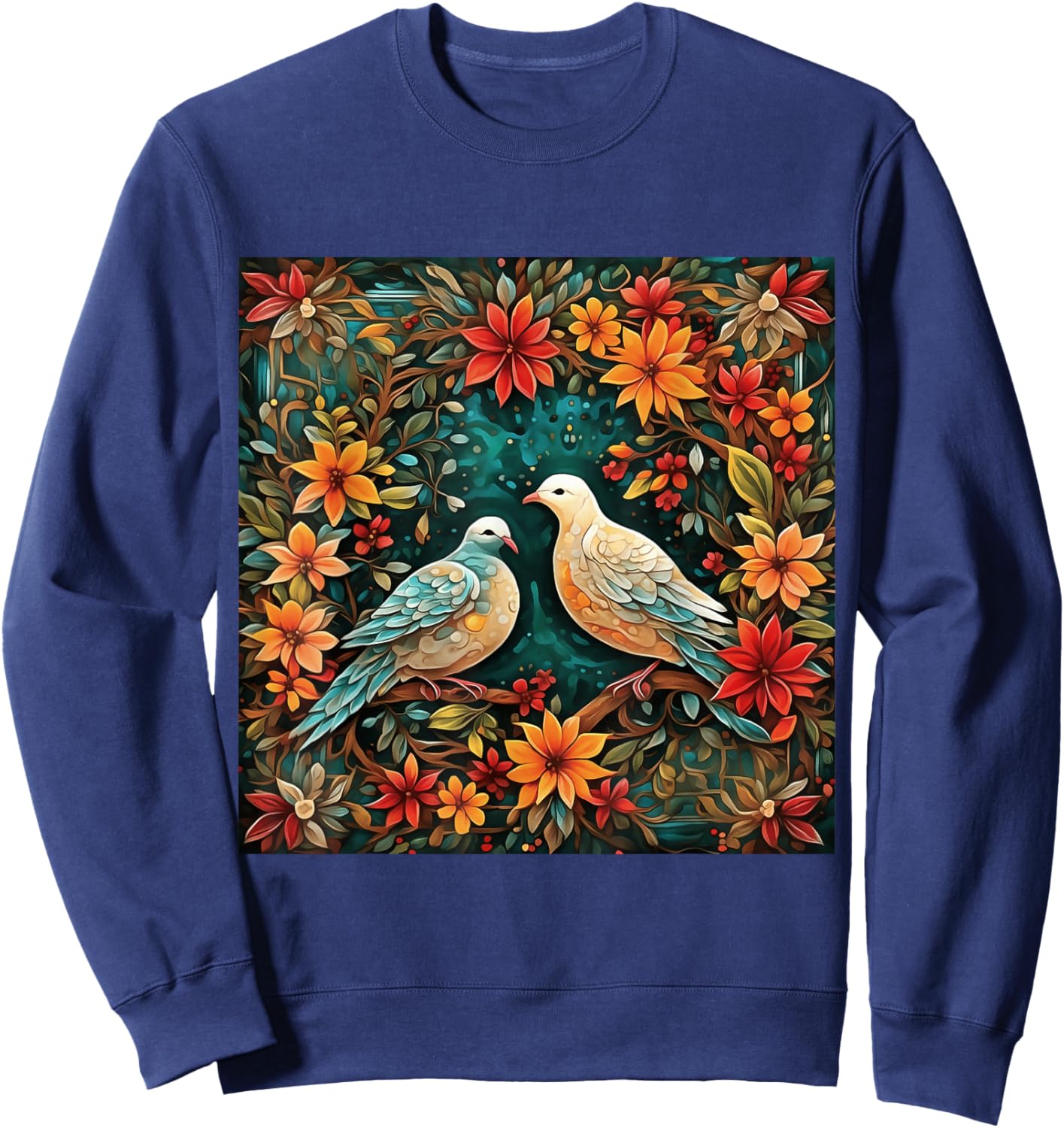Two Turtle Doves Sweatshirt - Sweatshirt | Navy