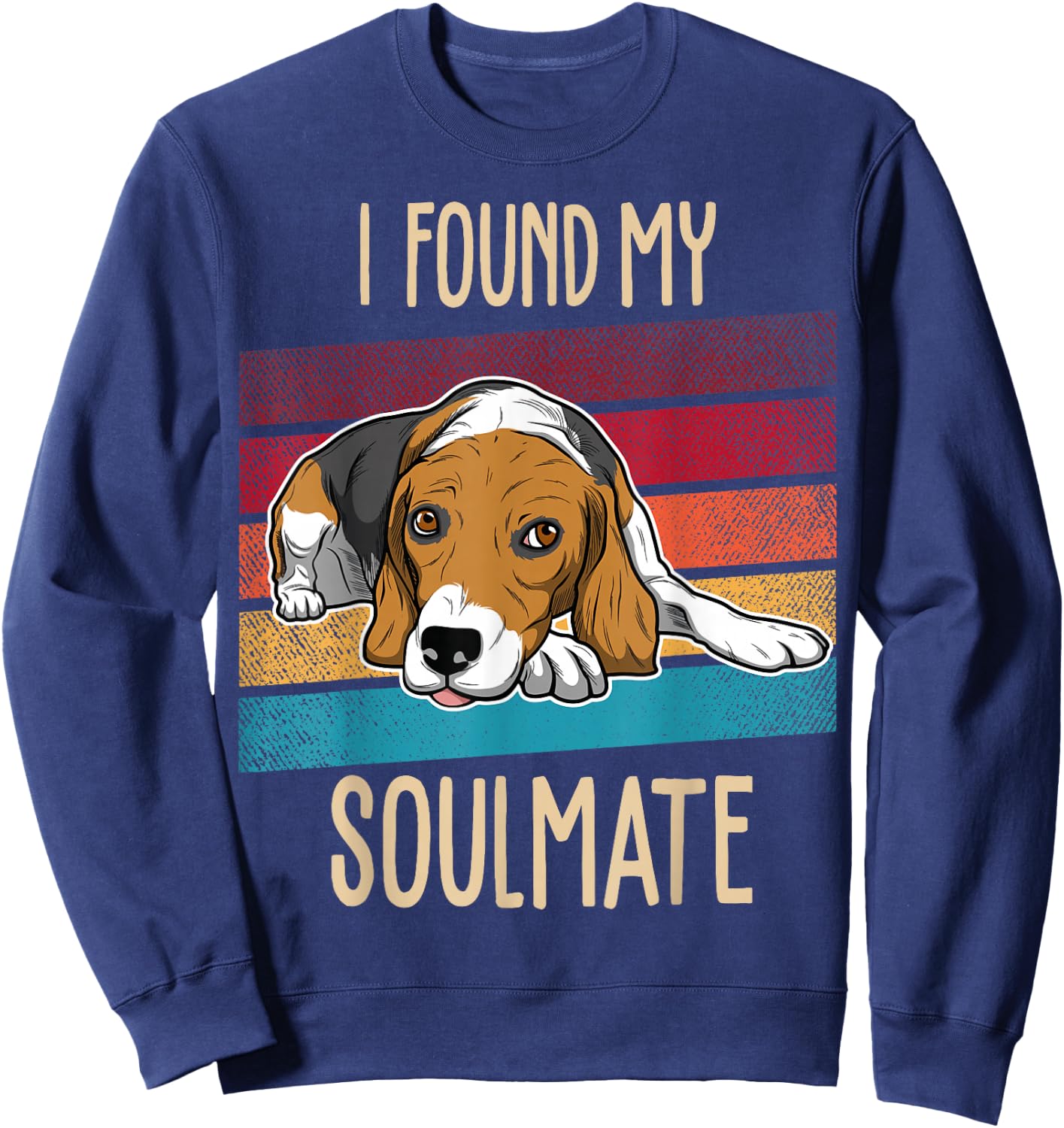 Beagle Dog Sweatshirt - Sweatshirt | Navy