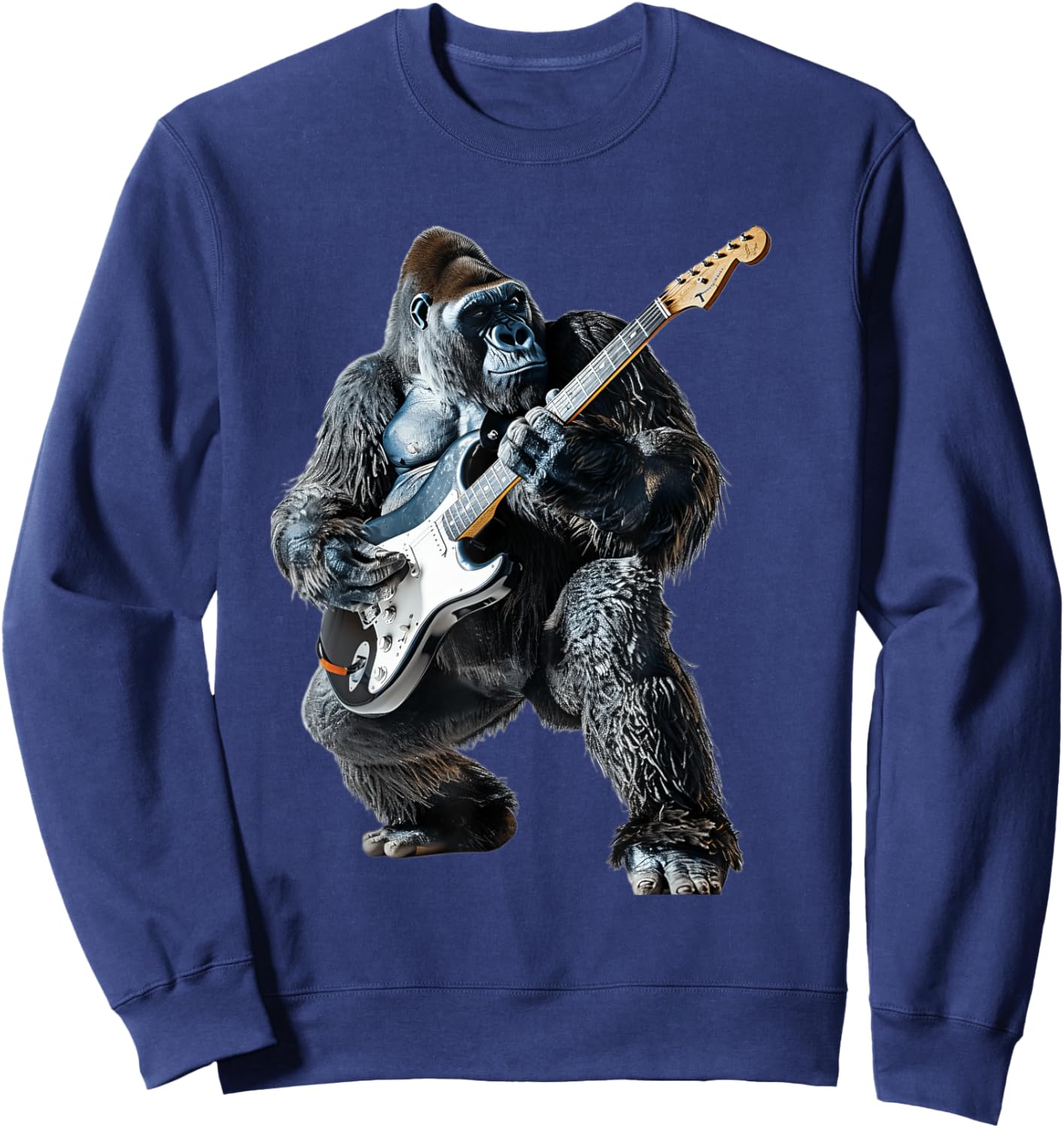 Gorilla Guitar Sweatshirt - Sweatshirt | Navy