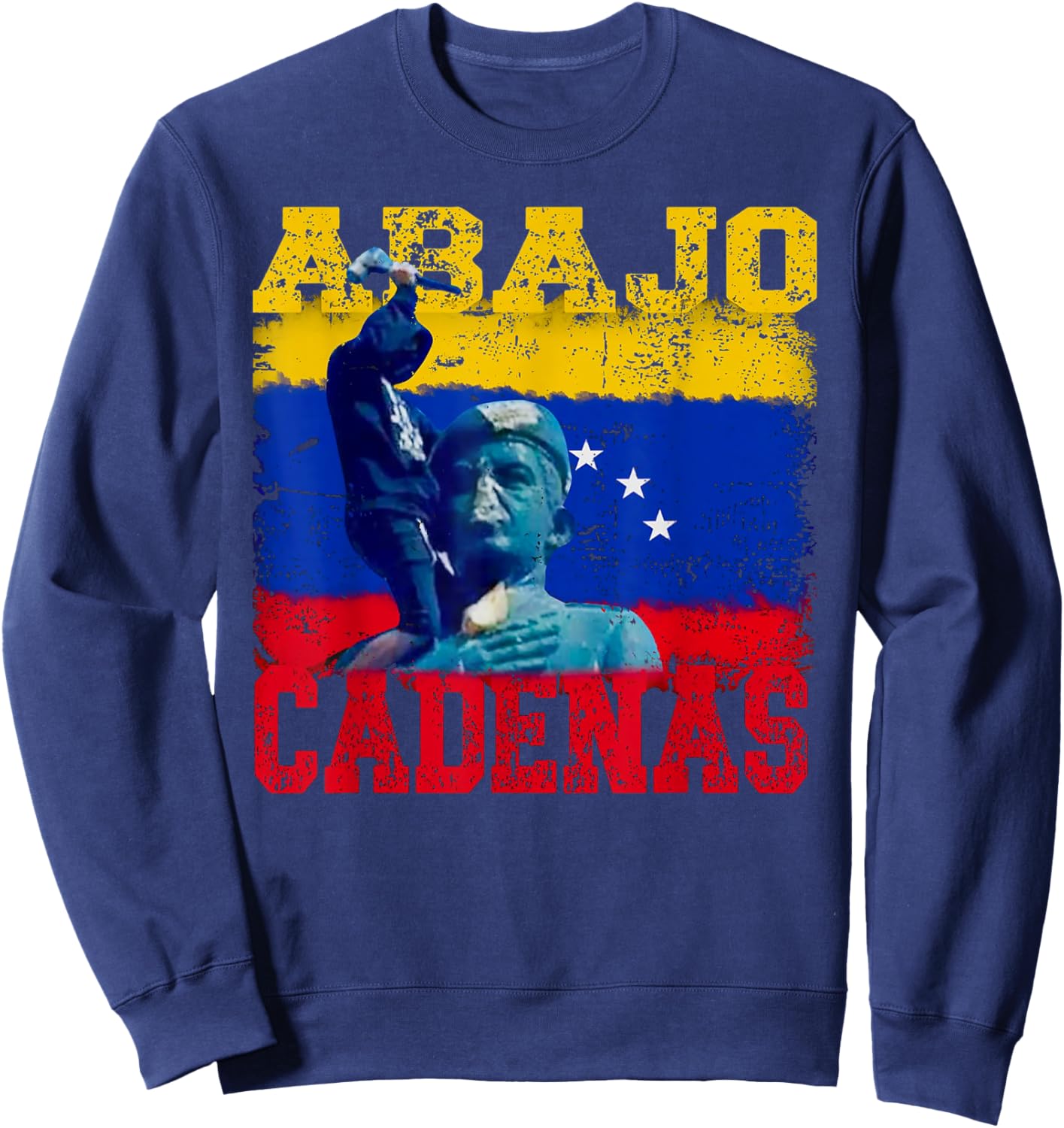 Abajo Cadenas Venezuela Sweatshirt - Sweatshirt | Navy