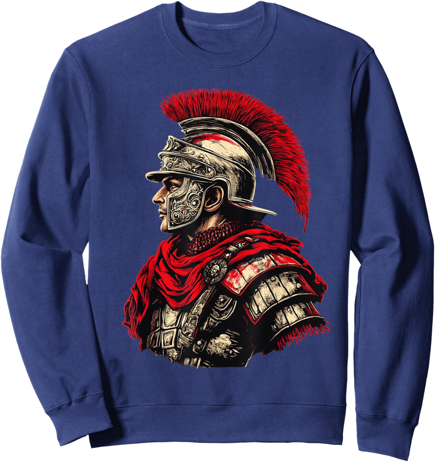 Weightlifting fitness gym Roman soldier Legion Sweatshirt - Sweatshirt | Navy