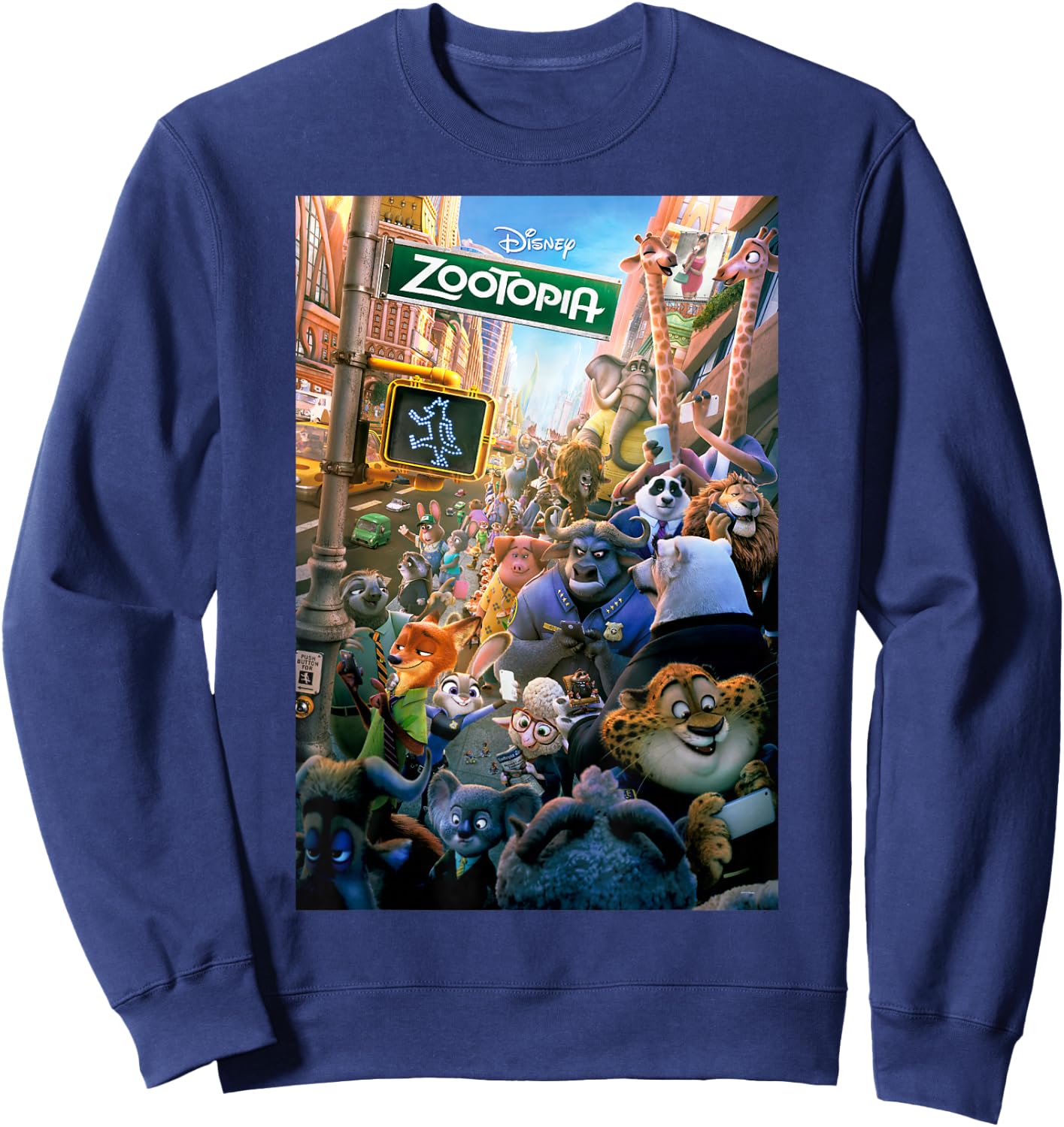 Disney Zootopia Poster Sweatshirt - Sweatshirt | Navy