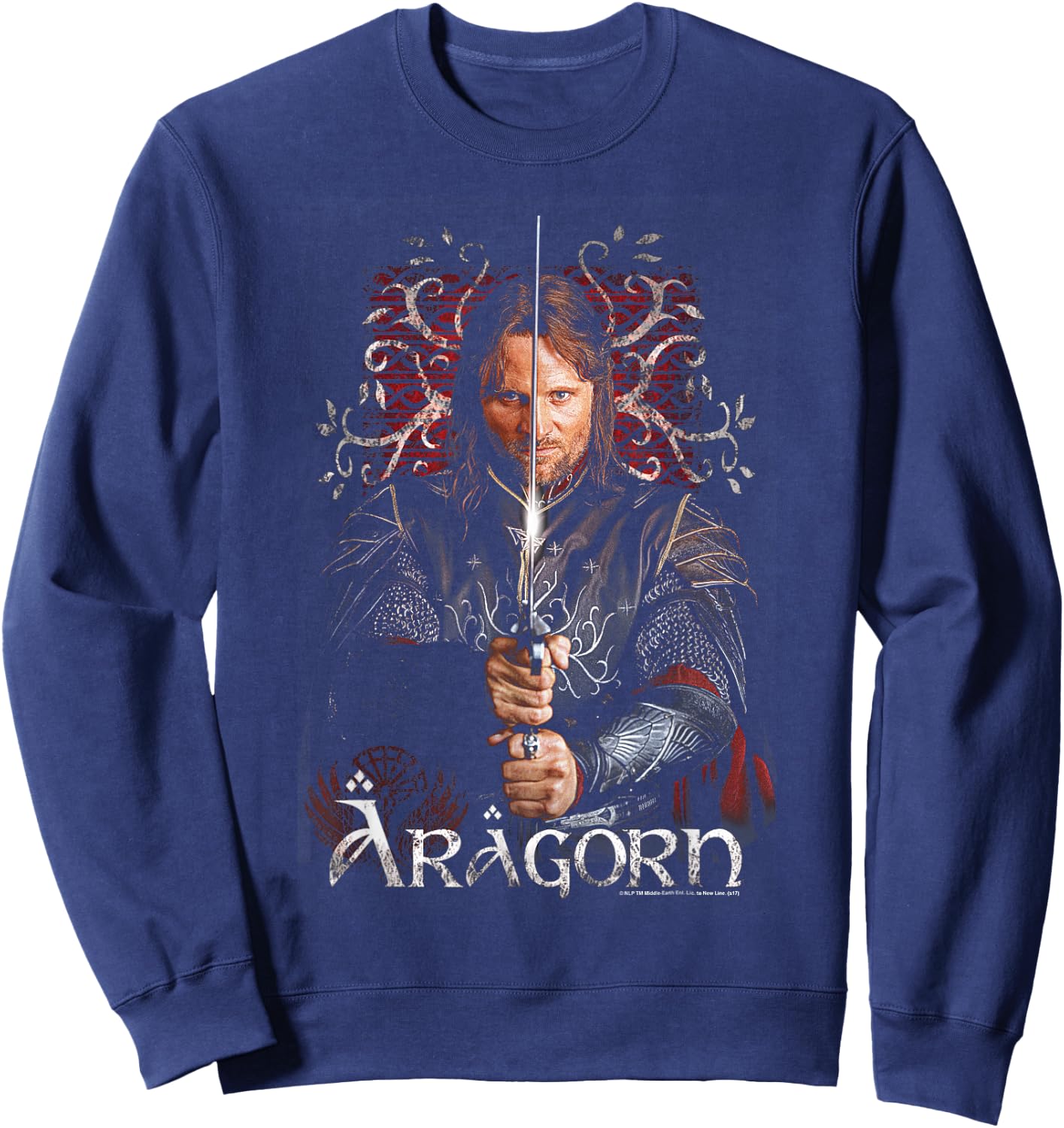 Lord of The Rings Aragorn Sweatshirt - Sweatshirt | Navy