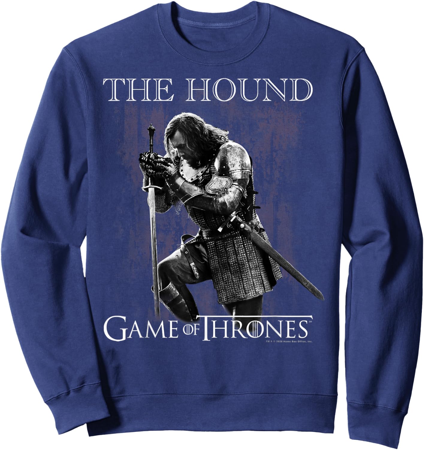 Game Of Thrones The Hound Portrait Sweatshirt - Sweatshirt | Navy