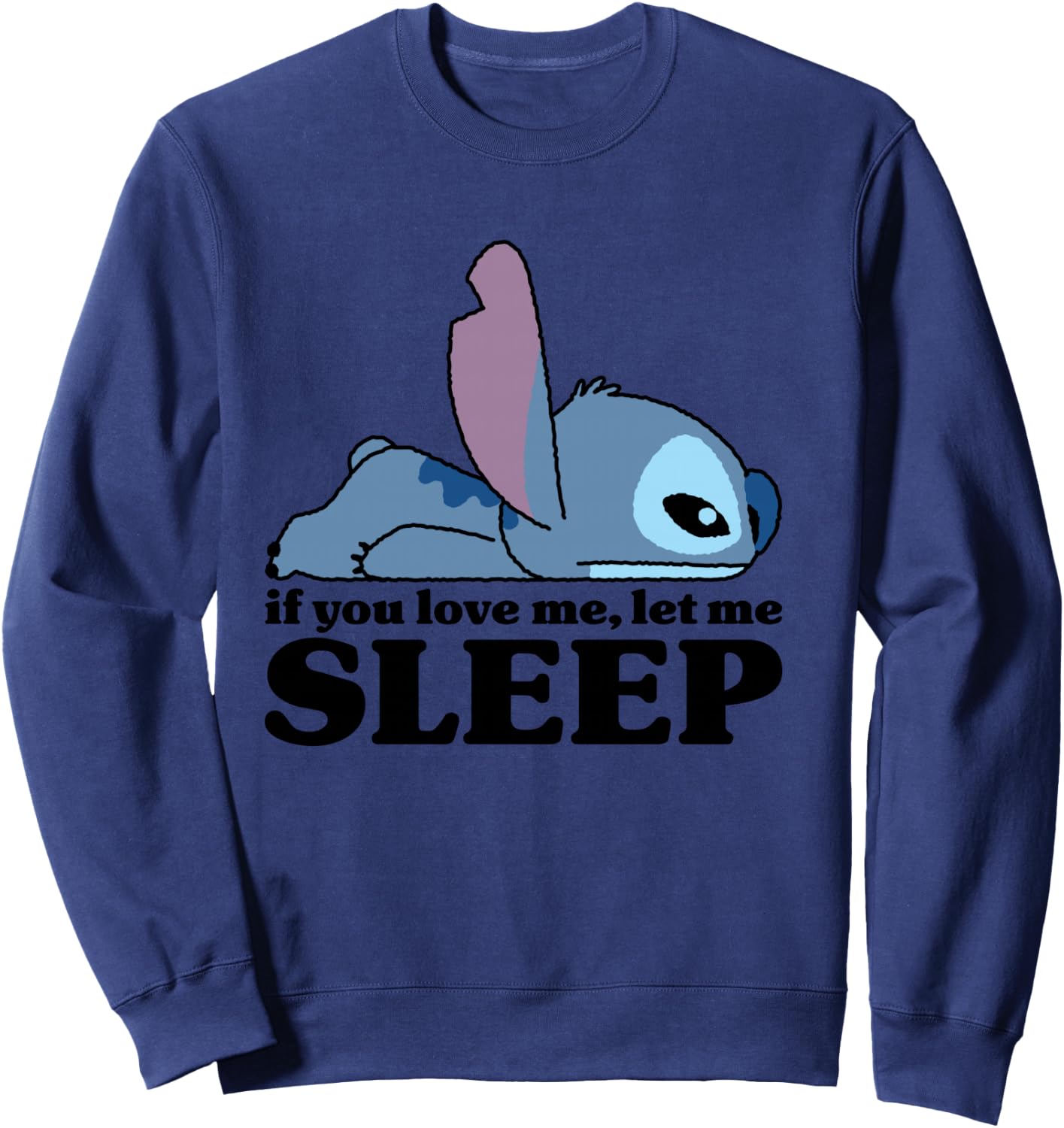 Lilo & Stitch - Sleepy Stitch Sweatshirt - Sweatshirt | Navy