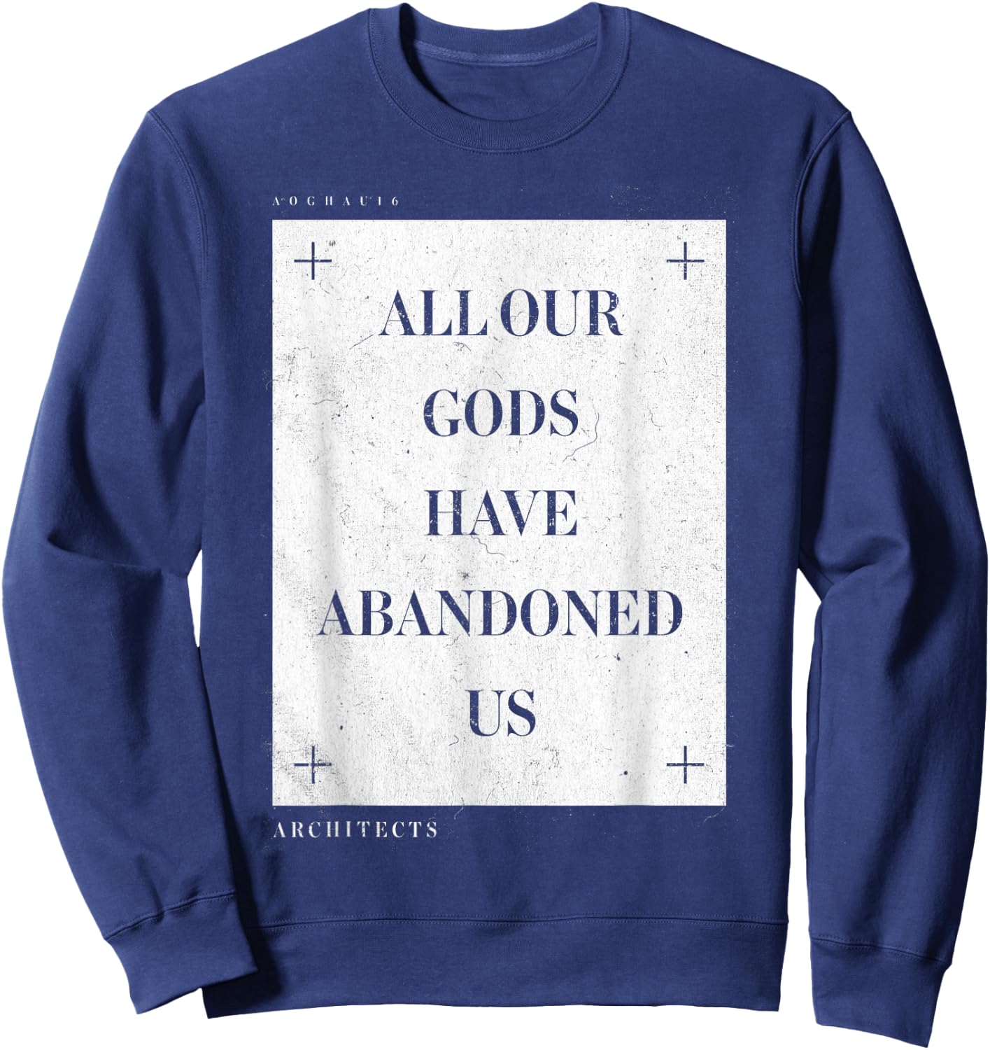 Architects - All Our Gods - Official Merchandise Sweatshirt - Sweatshirt | Navy