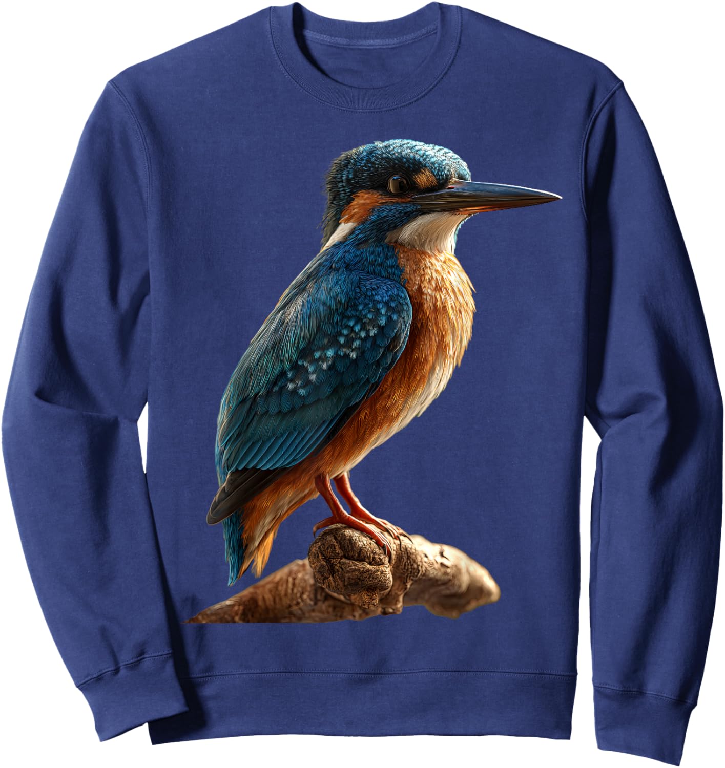 Kingfisher Kingfisher Bird Soft Kingfisher Sweatshirt - Sweatshirt | Navy