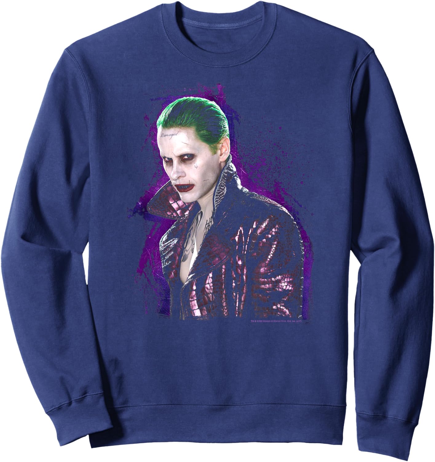 Suicide Squad Joker Stare Sweatshirt - Sweatshirt | Navy