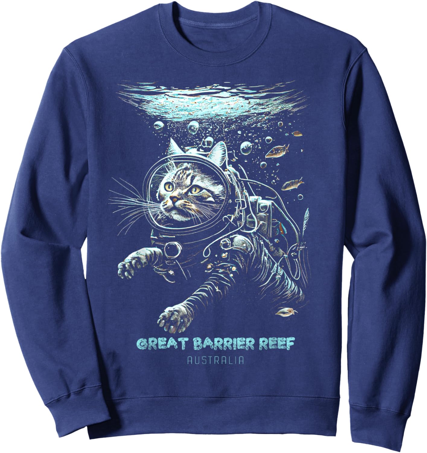 Great Barrier Reef Australia Sweatshirt - Sweatshirt | Navy