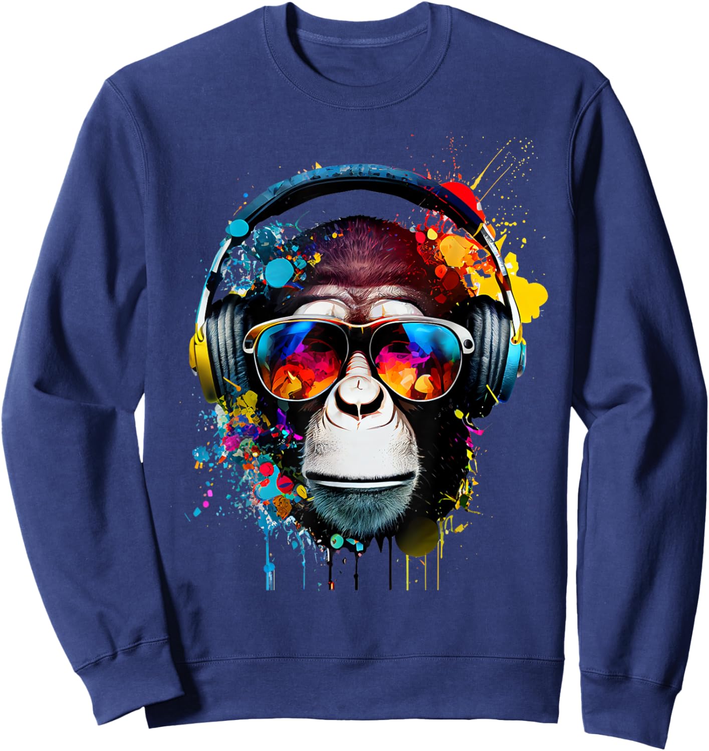 Monkey Monkey Sweatshirt - Sweatshirt | Navy