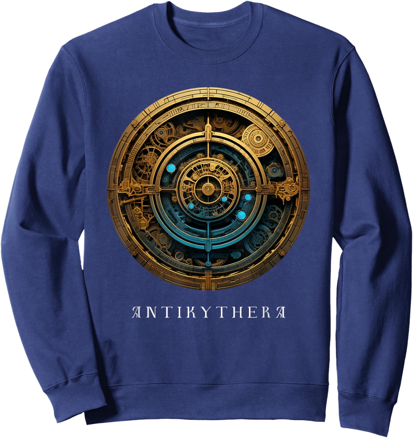 Antikythera Mechanism Greek Computer Ancient Greece Sweatshirt - Sweatshirt | Navy