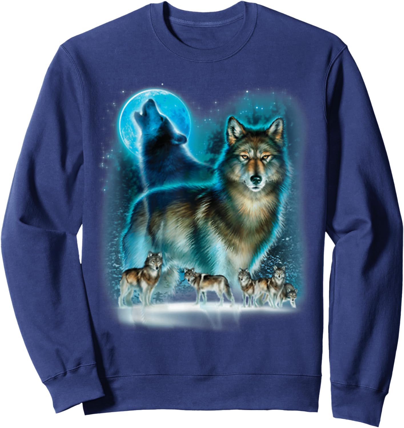 Hunter’s Wolf Owl House Sweatshirt - Sweatshirt | Navy