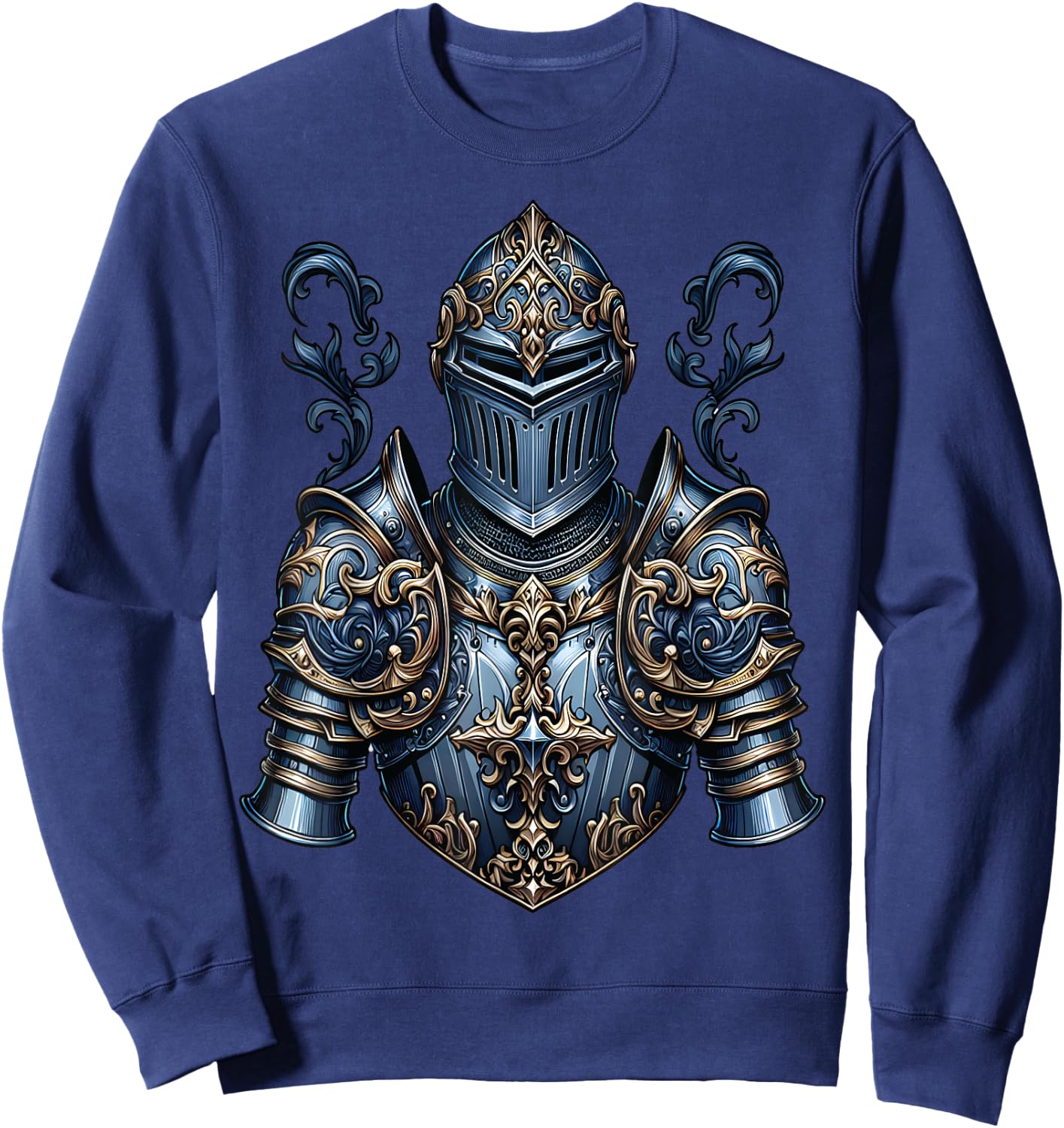 Knight Armor Costume Sweatshirt - Sweatshirt | Navy