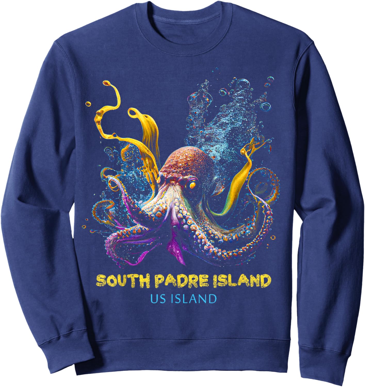 South Padre Island US Island Sweatshirt - Sweatshirt | Navy