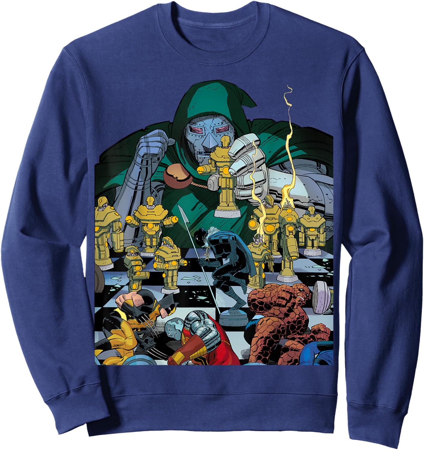 Marvel Doctor Doom Doomwar #3 Comic Cover Sweatshirt - Sweatshirt | Navy