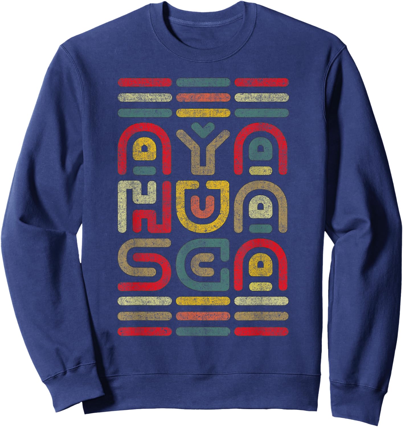 Ayahuasca Shaman - Plant Medicine of Peru, Brazil Rainforest Sweatshirt - Sweatshirt | Navy