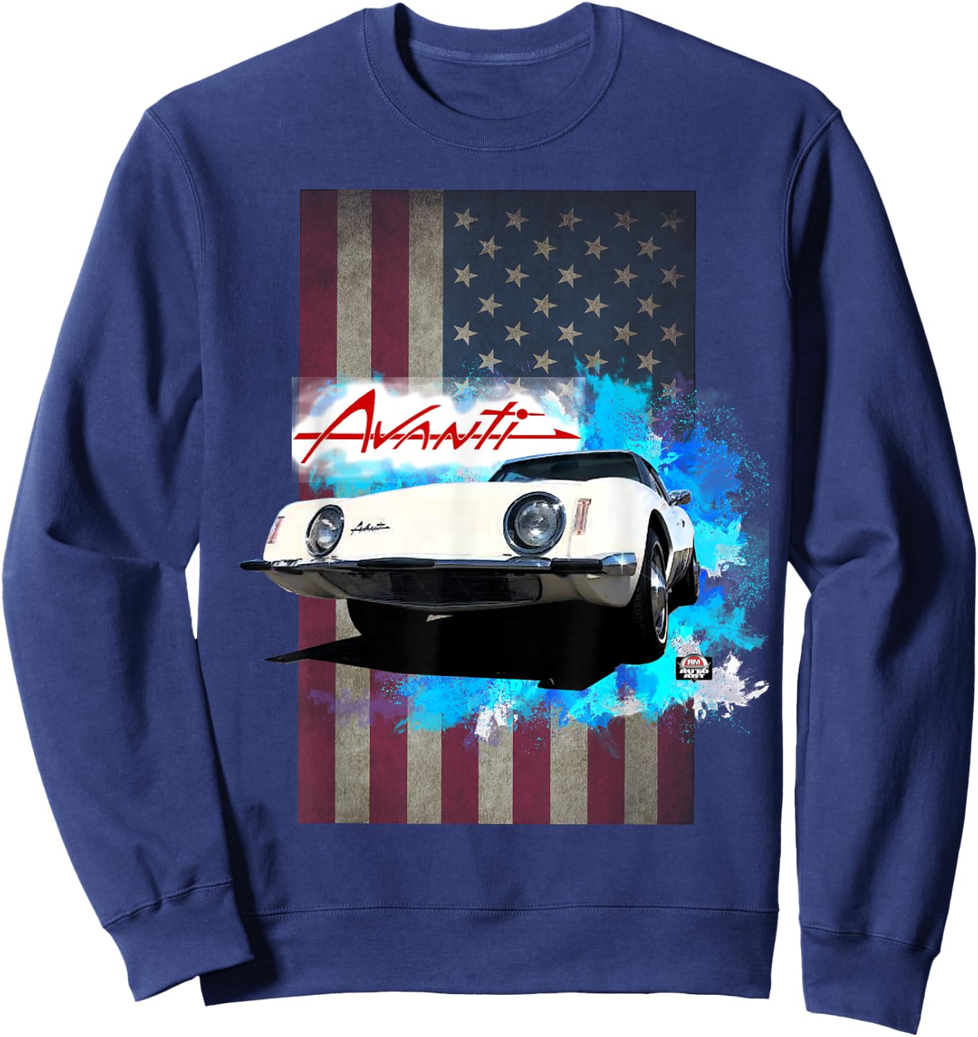 Avanti by Studebaker Americas Finest Sports Car Sweatshirt - Sweatshirt | Navy