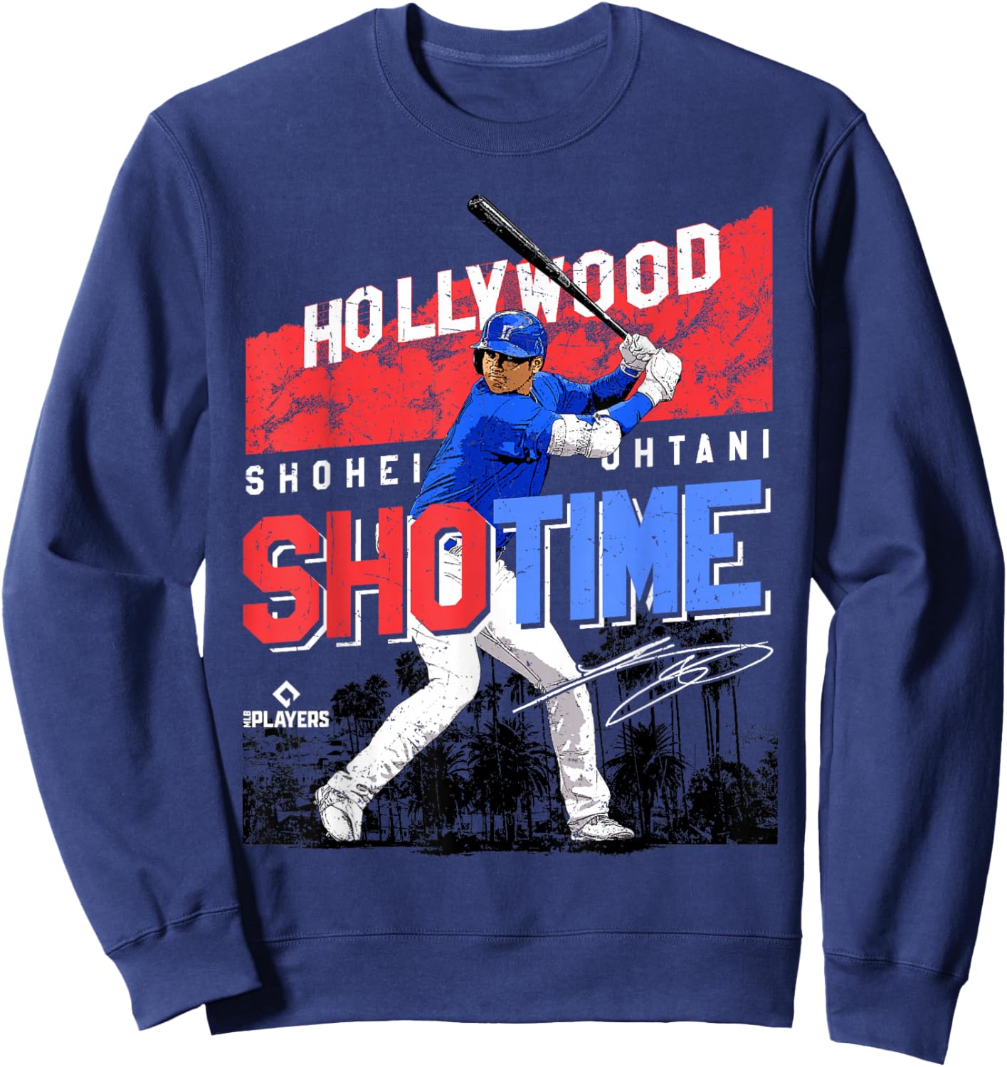 Shohei Ohtani | Los Angeles Baseball MLB Player | MLBOHT3003 Sweatshirt - Sweatshirt | Navy
