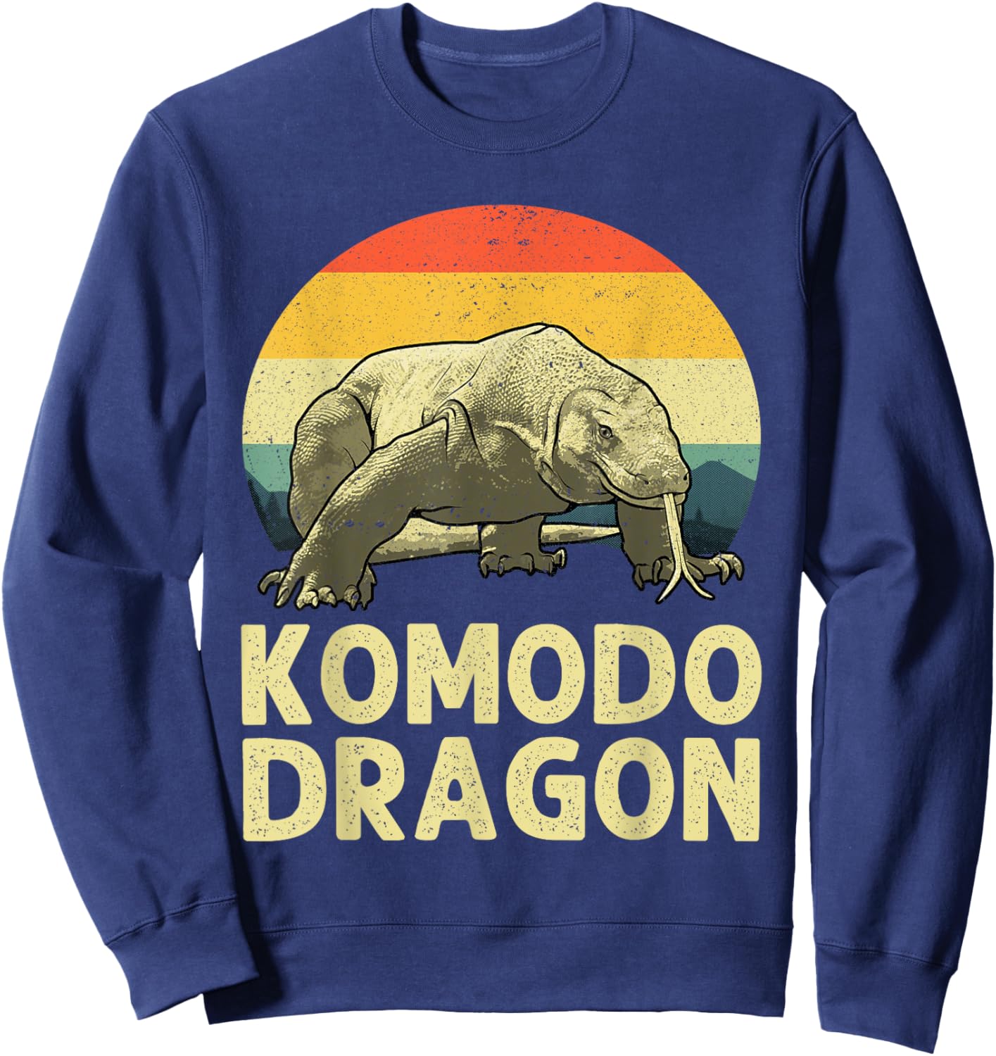 Komodo Dragon Design Women Kids Komodo Dragon Lover Sweatshirt - Sweatshirt | Navy