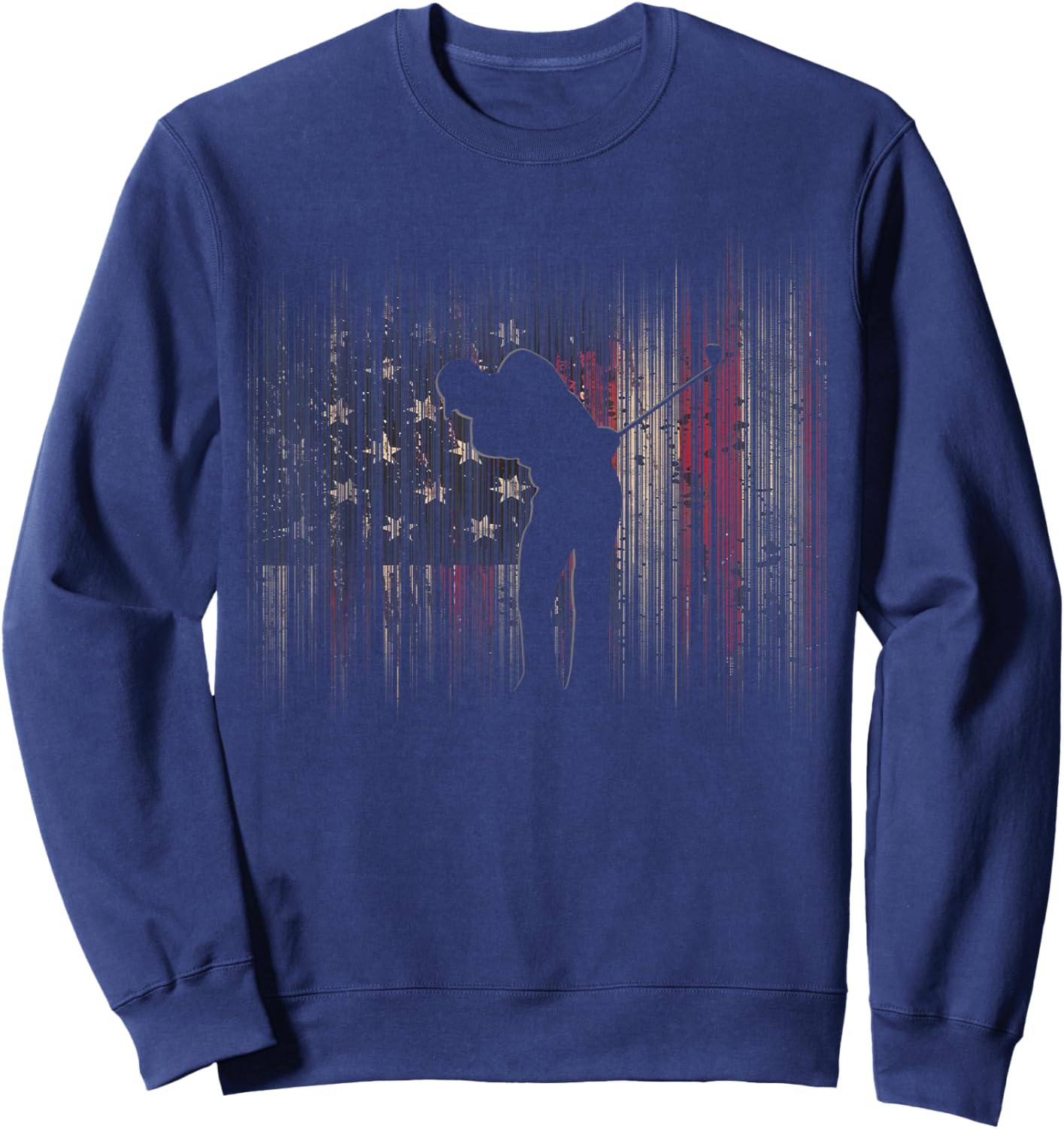 American Flag Golf Apparel - Golf Sweatshirt - Sweatshirt | Navy