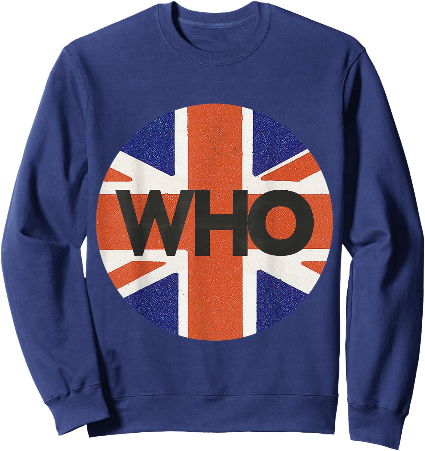 The Who Official 2019 Who Album Union Jack Circle Sweatshirt - Sweatshirt | Navy