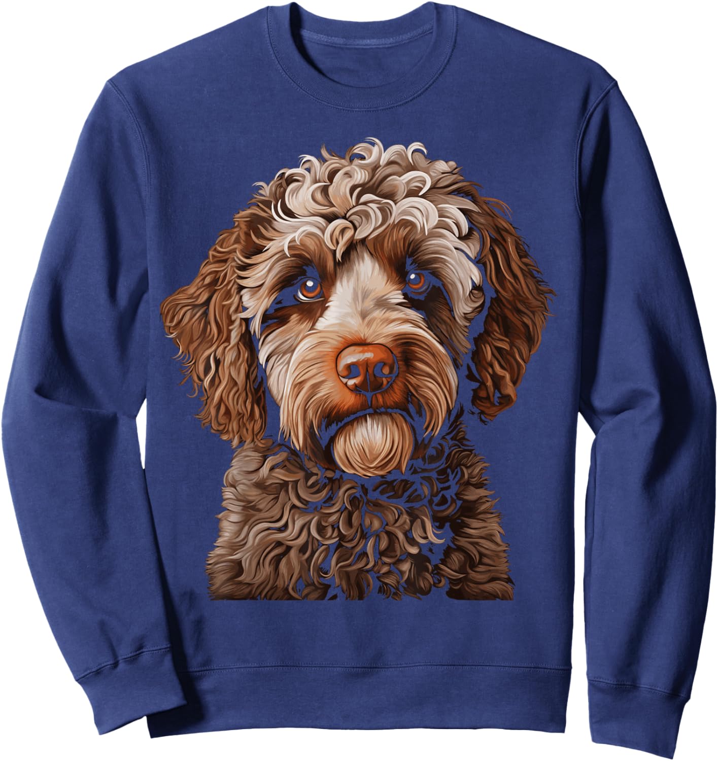 Lagotto Romagnolo Shirt Dog Mom Dad Gift Women Kids Sweatshirt - Sweatshirt | Navy