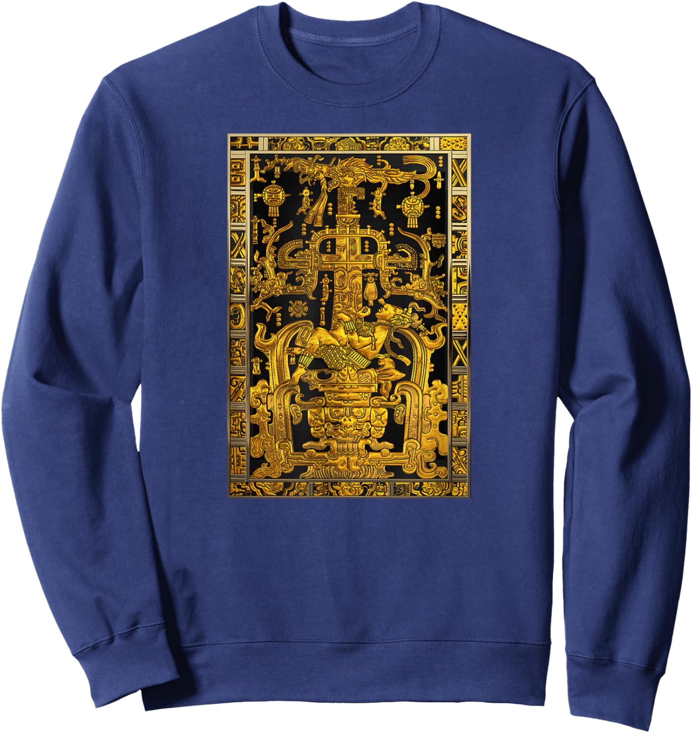 Palenque Astronaut in Gold Sweatshirt - Sweatshirt | Navy