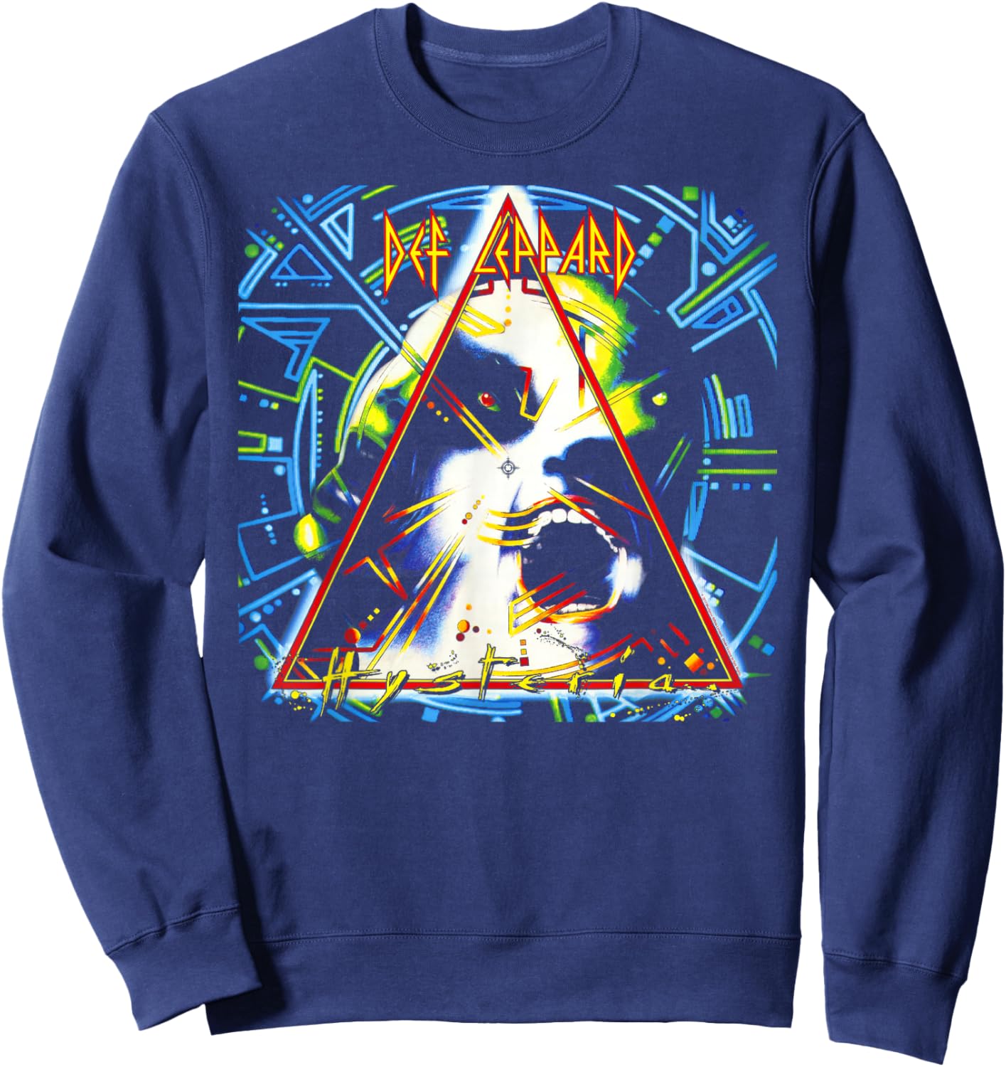 Def Leppard - Hysteria Sweatshirt - Sweatshirt | Navy