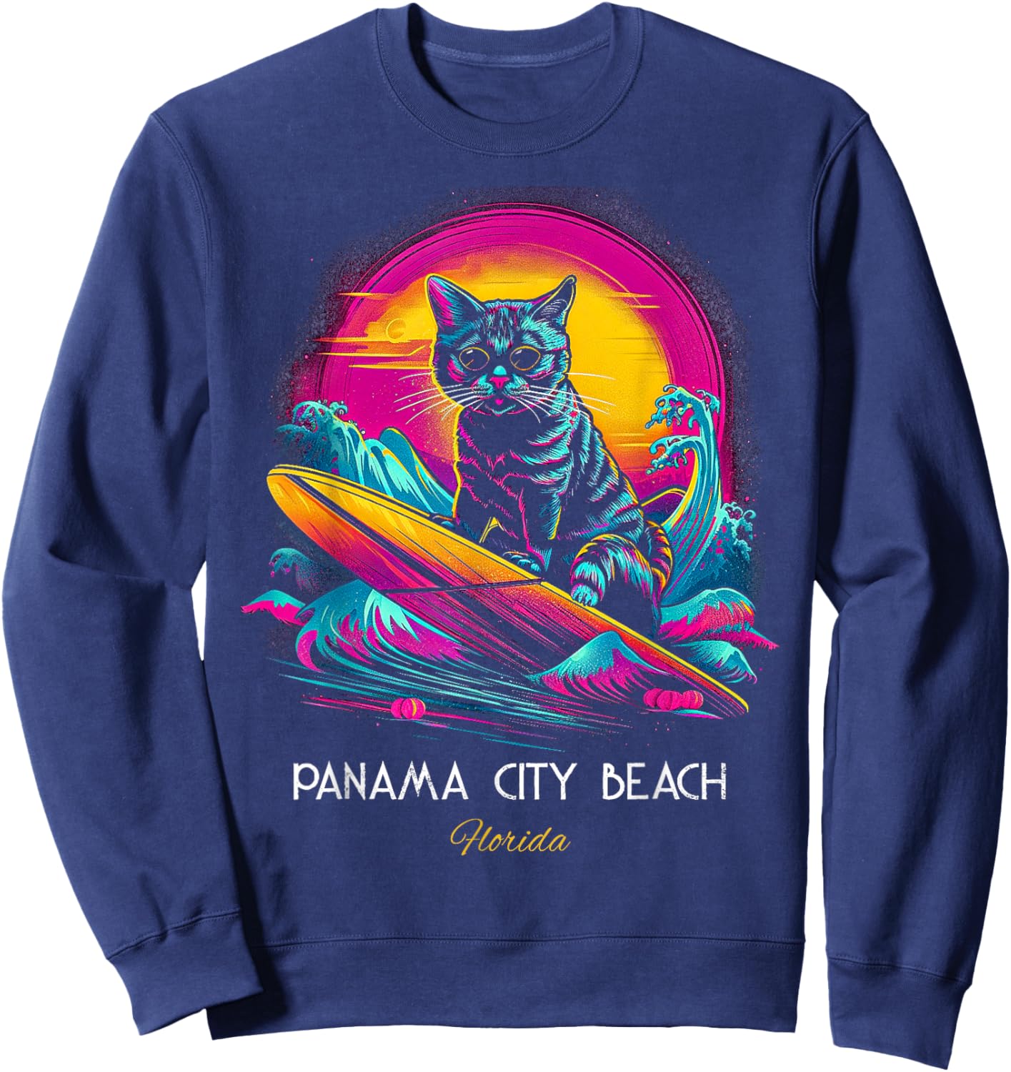 Panama City Beach Florida Sweatshirt - Sweatshirt | Navy