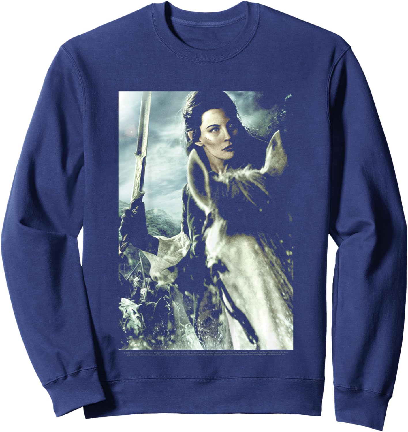 Kids The Lord Of The Rings Arwen Poster Sweatshirt - Sweatshirt | Navy