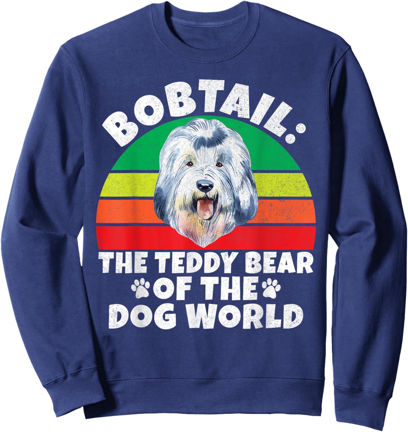 Bobtail the Teddy Bear of the Dog World Bobtail Women Sweatshirt - Sweatshirt | Navy