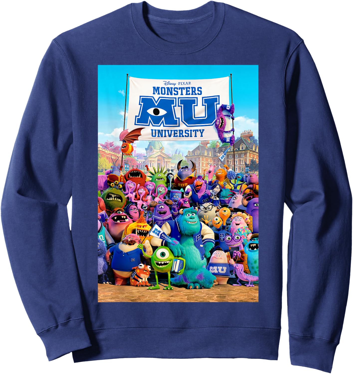 Disney Pixar Monsters University Poster Sweatshirt - Sweatshirt | Navy
