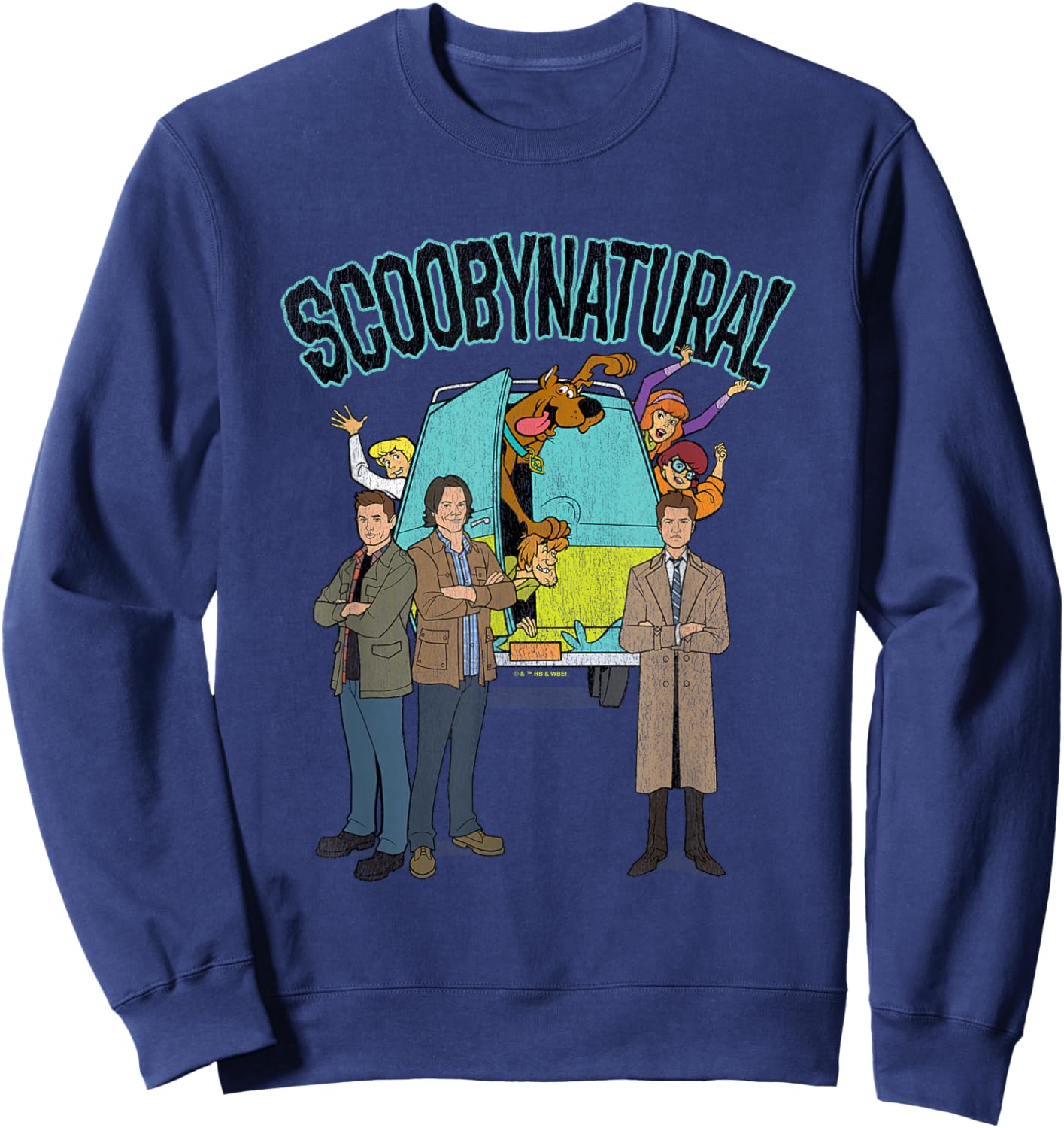 Scooby-Doo Scoobynatural Supernatural Mystery Ride Sweatshirt - Sweatshirt | Navy