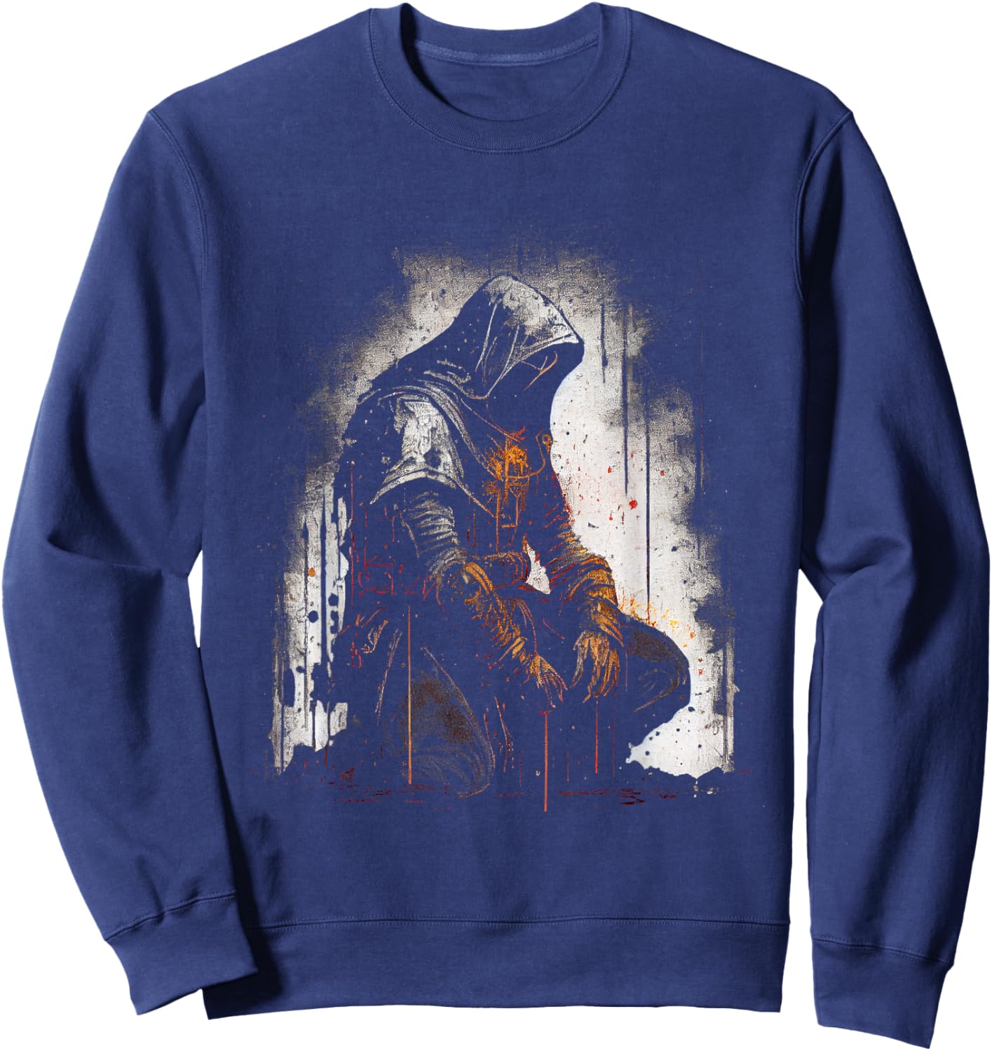 Knight Templar Christian Warrior Of God Crusader Gift Sweatshirt - Sweatshirt | Navy