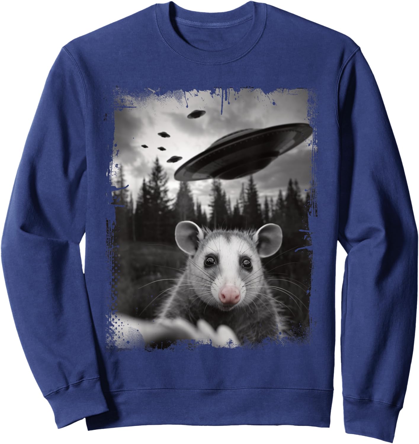 Drôle Opossum Bizarre Mème Sweatshirt - Sweatshirt | Navy