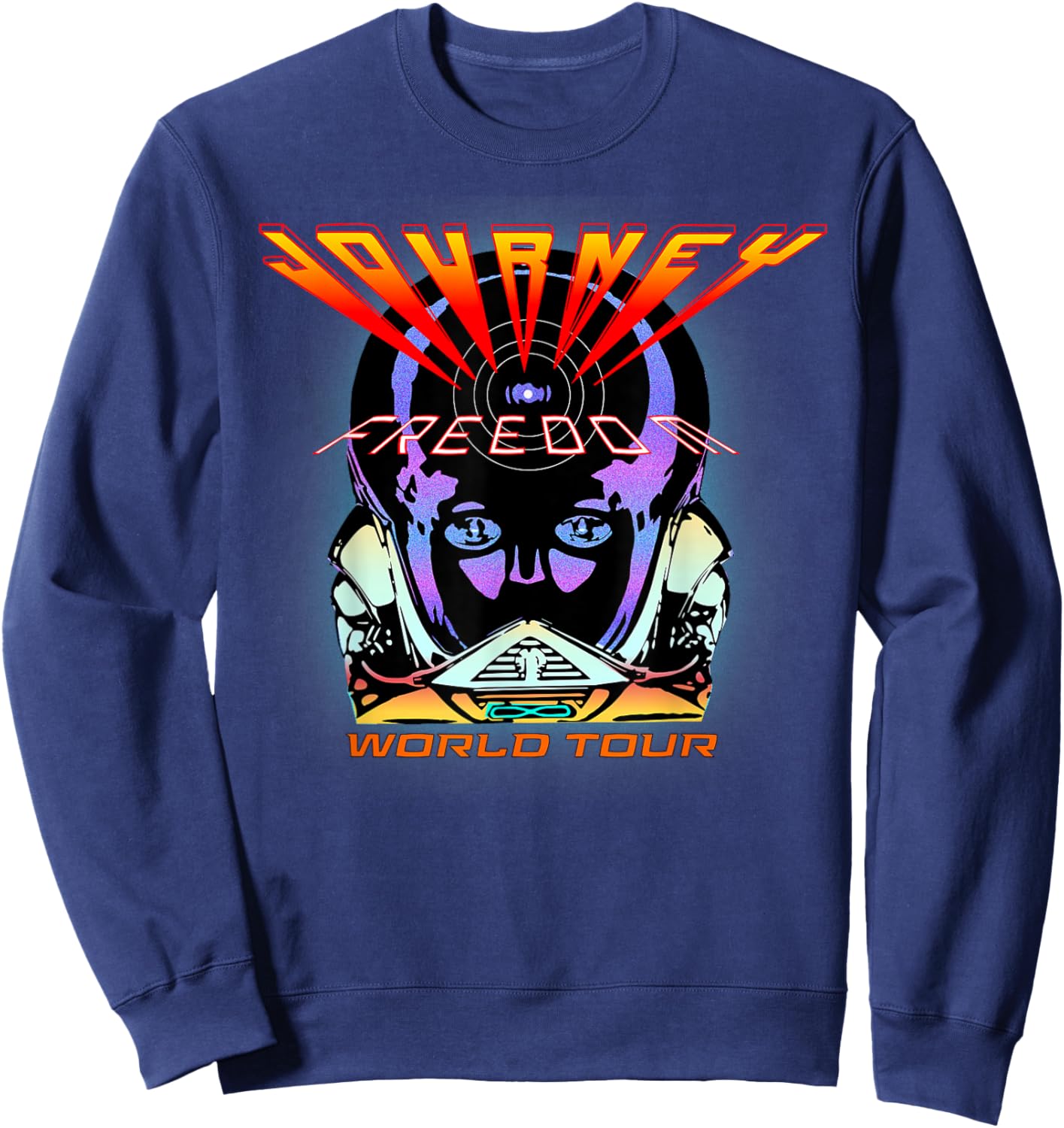 Journey Men's Frontiers Tour , Black, Small Sweatshirt - Sweatshirt | Navy