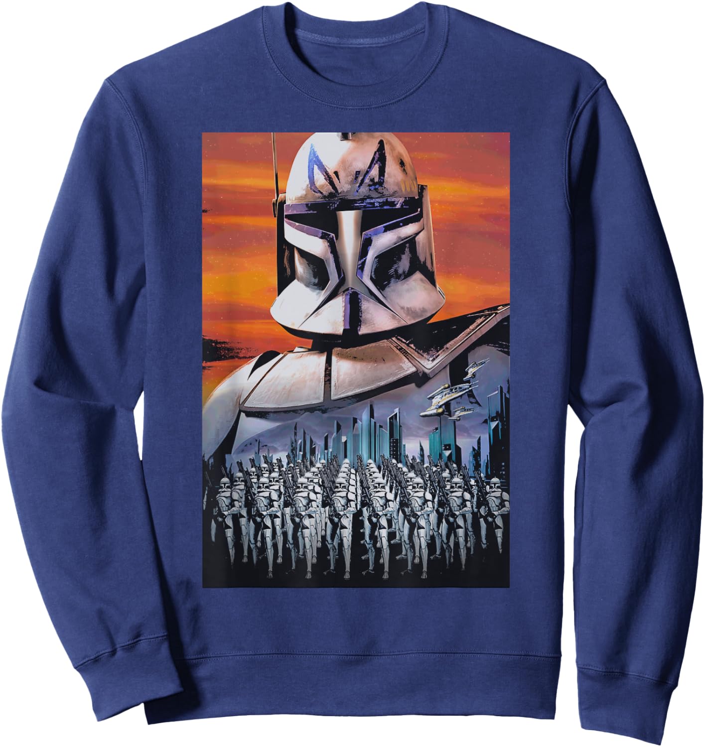 Star Wars Clone Wars Captain Rex Clone Troopers Sweatshirt - Sweatshirt | Navy