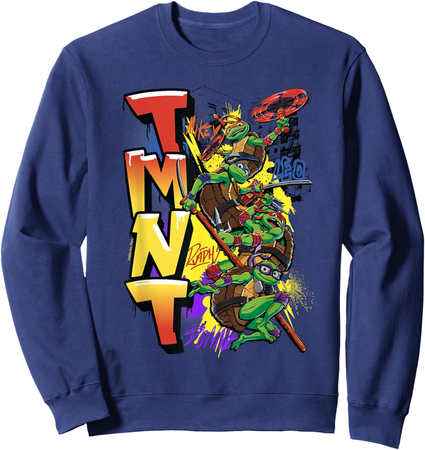 Teenage Mutant Ninja Turtles: Mutant Mayhem NYC Graffiti Sweatshirt - Sweatshirt | Navy