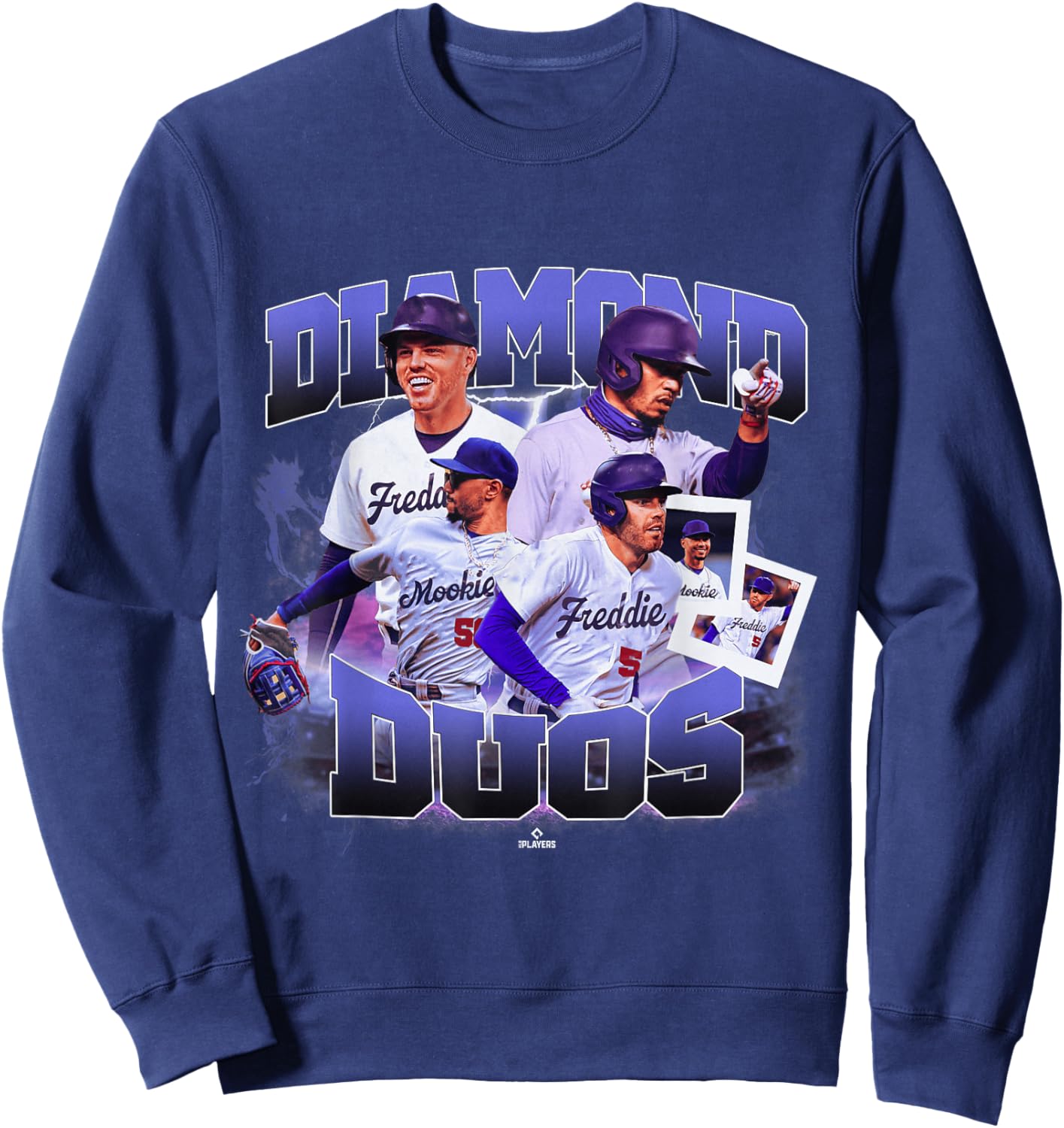 Mookie Betts & Freddie Freeman | LA Duos | MLBDDUO4004 Sweatshirt - Sweatshirt | Navy