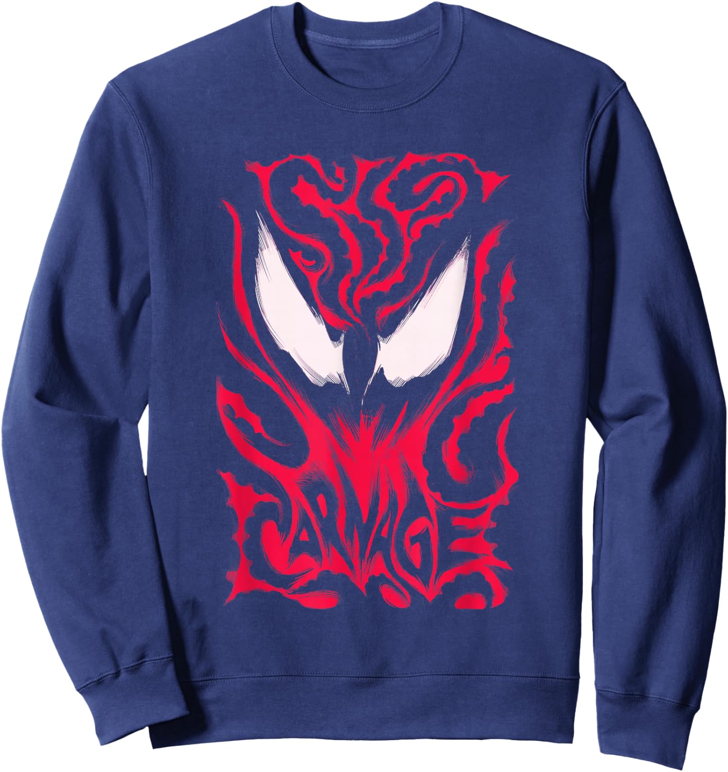 Marvel Comics Carnage Evil Eyes Sweatshirt - Sweatshirt | Navy