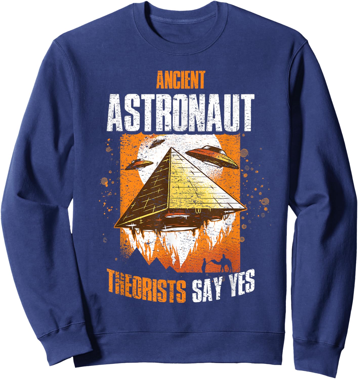 Ancient Alien Theorist Sweatshirt - Sweatshirt | Navy