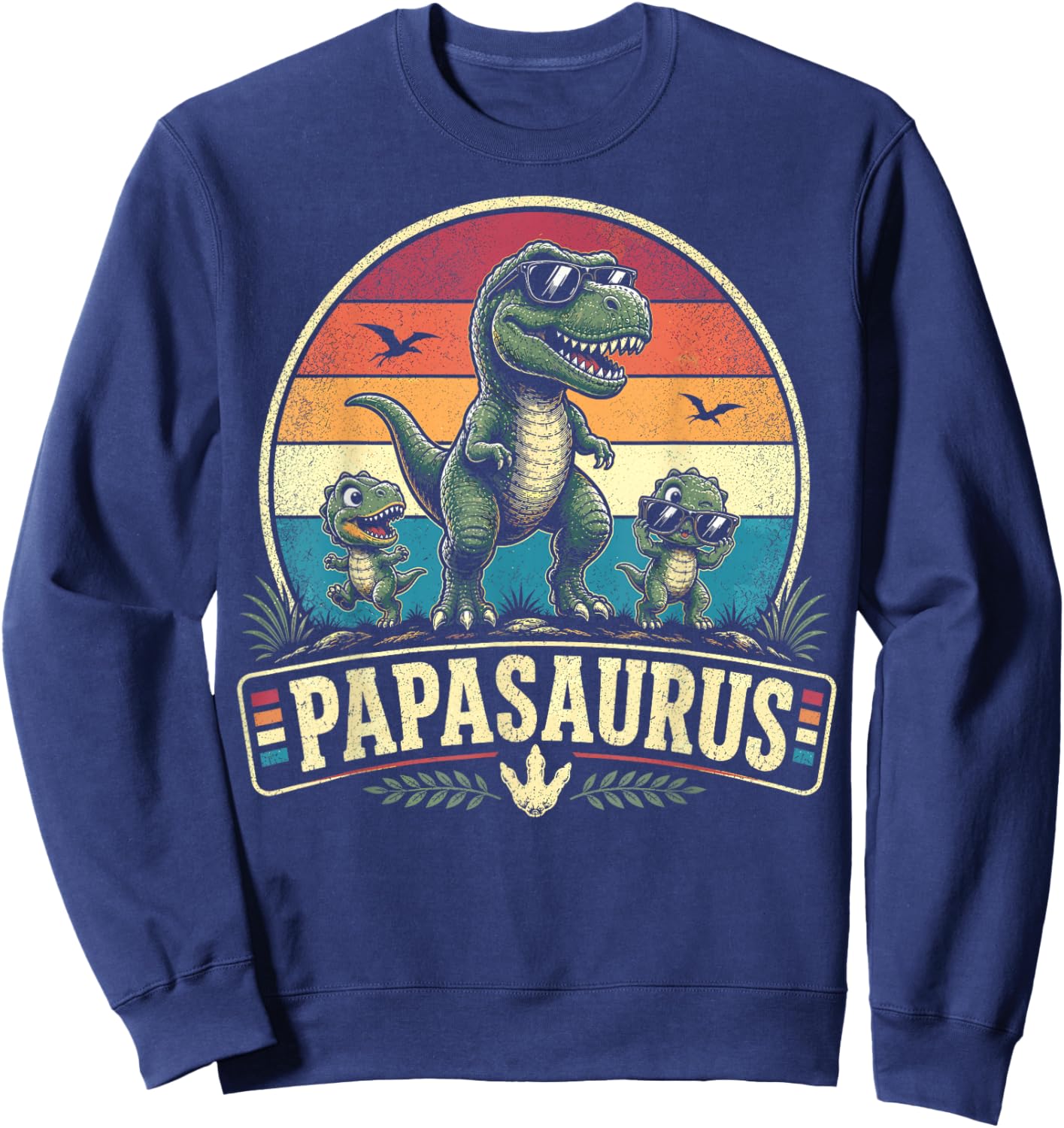 Papa Shirt Lustig Papa Geburtstag Vater Spruch Geschenk Papa Sweatshirt - Sweatshirt | Navy