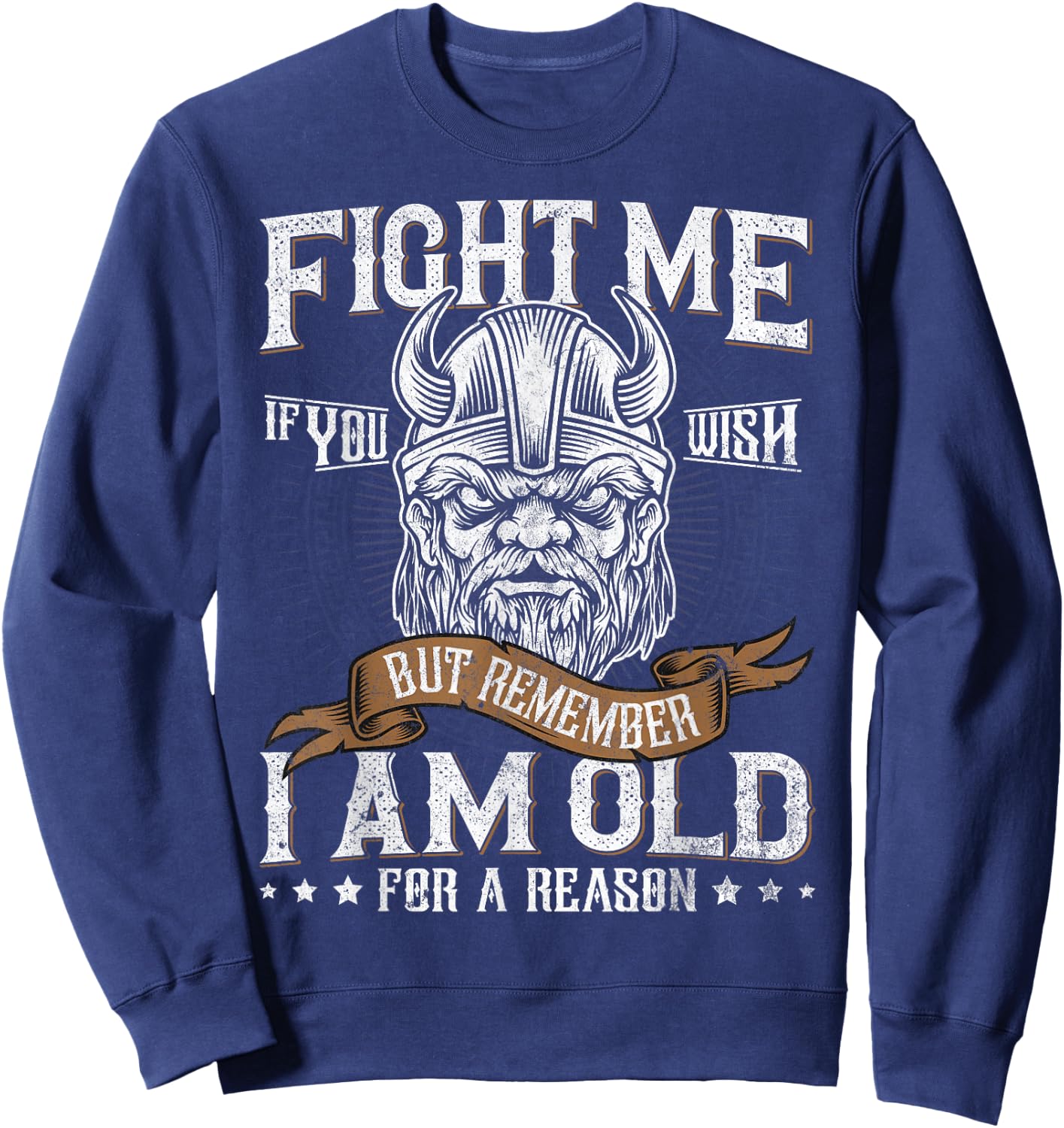 Viking Quote Celtic Symbols Nordic Culture Sweatshirt - Sweatshirt | Navy