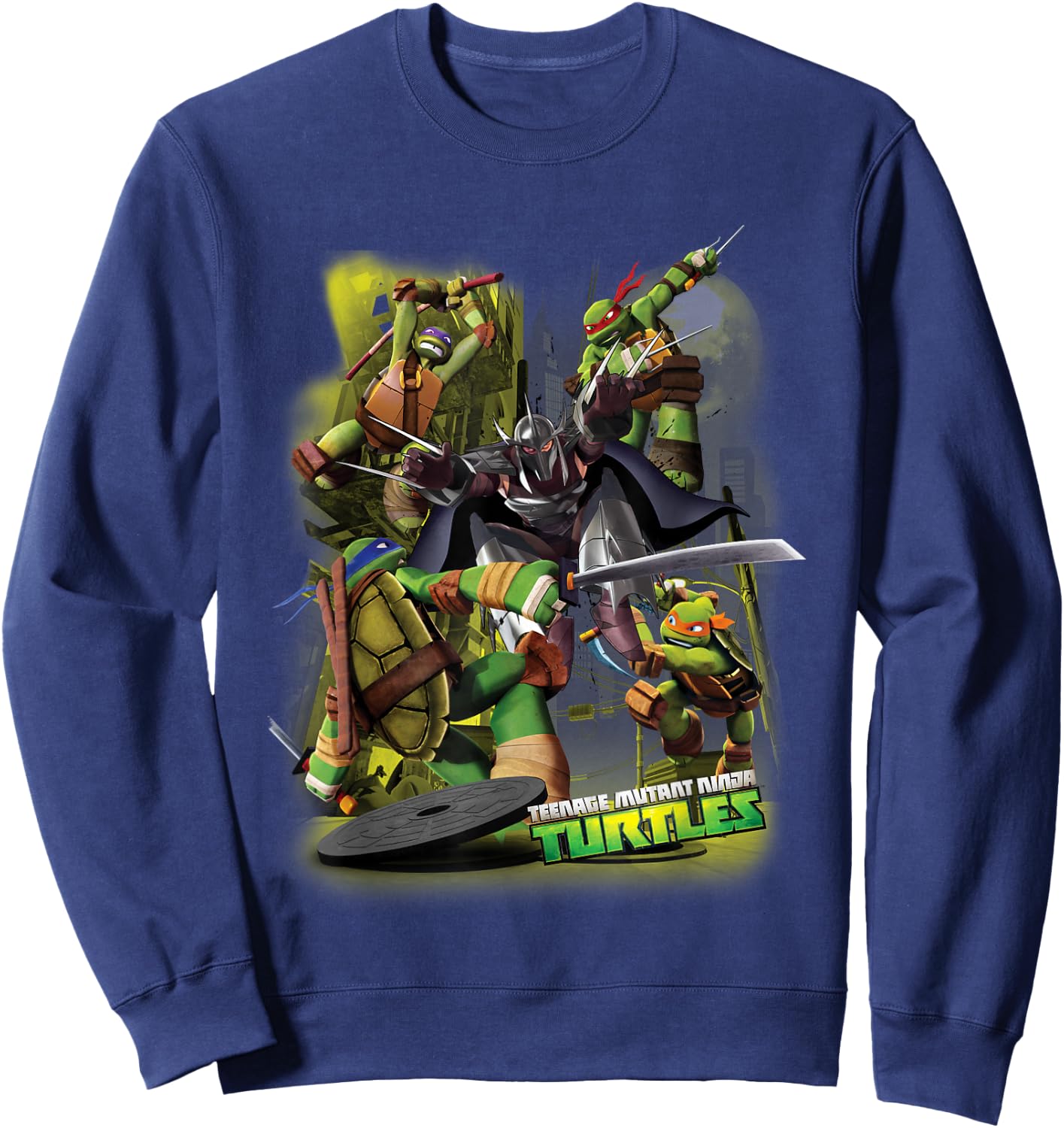 Teenage Mutant Ninja Turtles Vs Shredder Sweatshirt - Sweatshirt | Navy