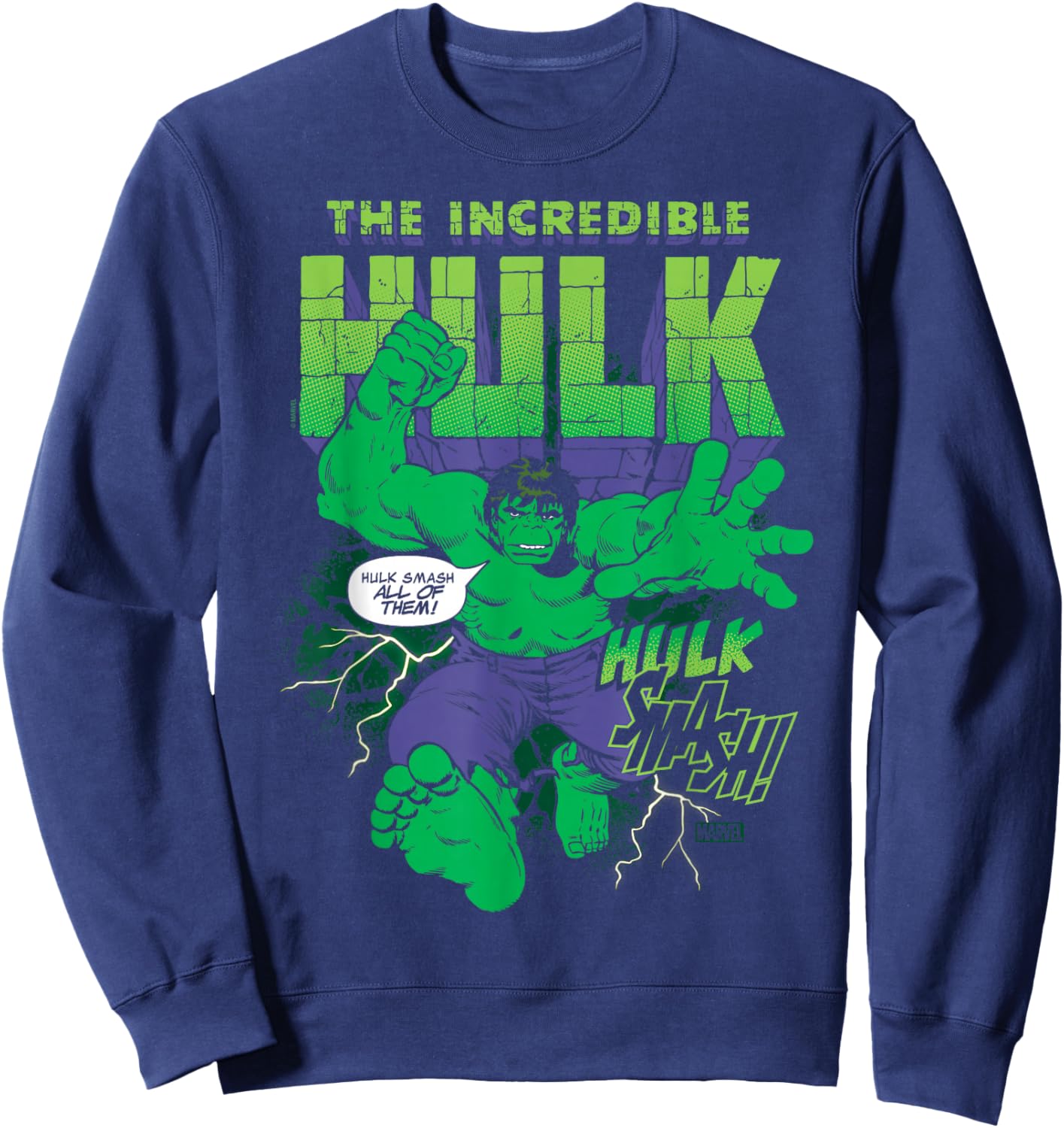 Hulk - Wrestling Sweatshirt - Sweatshirt | Navy