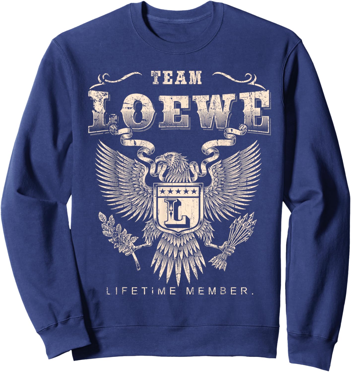 Team Loewe Lifetime Member - Loewe Name Sweatshirt - Sweatshirt | Navy