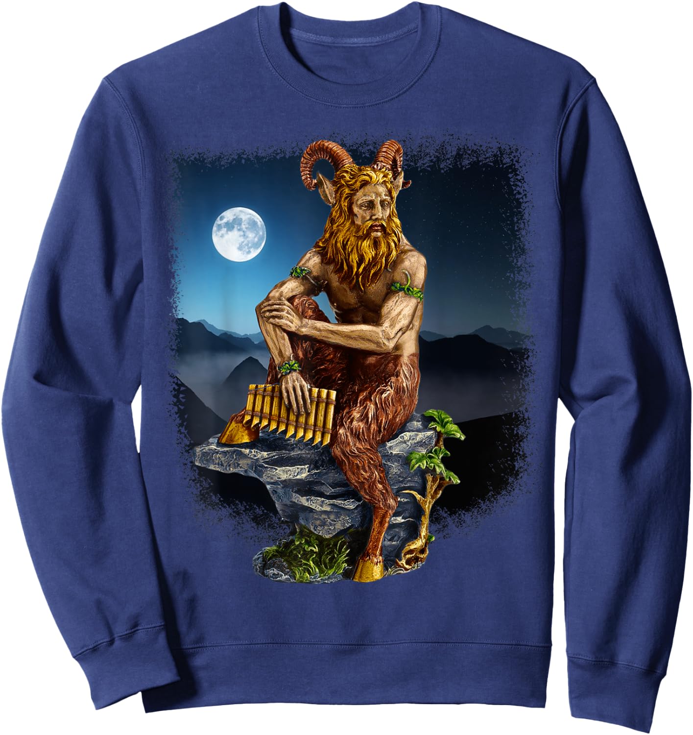 Pan God of the Wild In Moonlight Sweatshirt - Sweatshirt | Navy