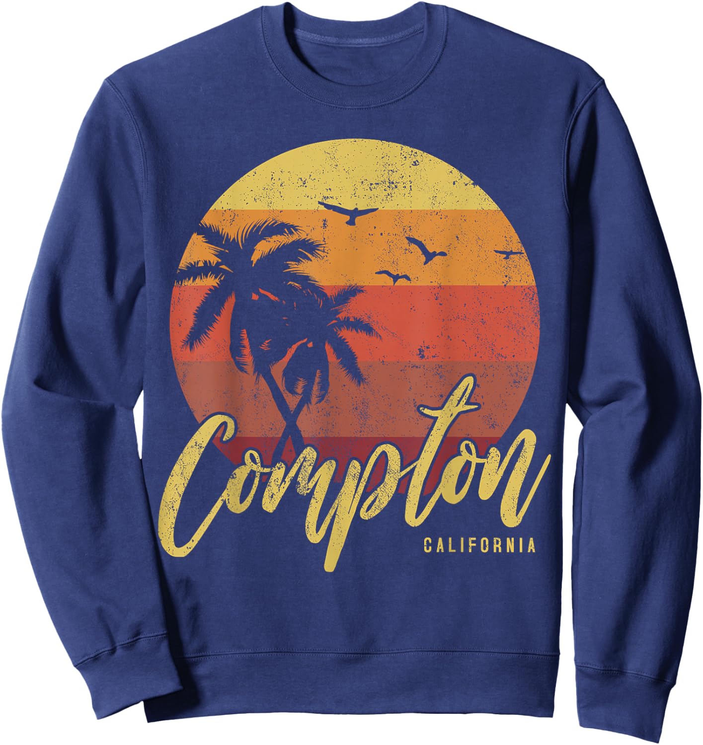 Compton California Sweatshirt - Sweatshirt | Navy